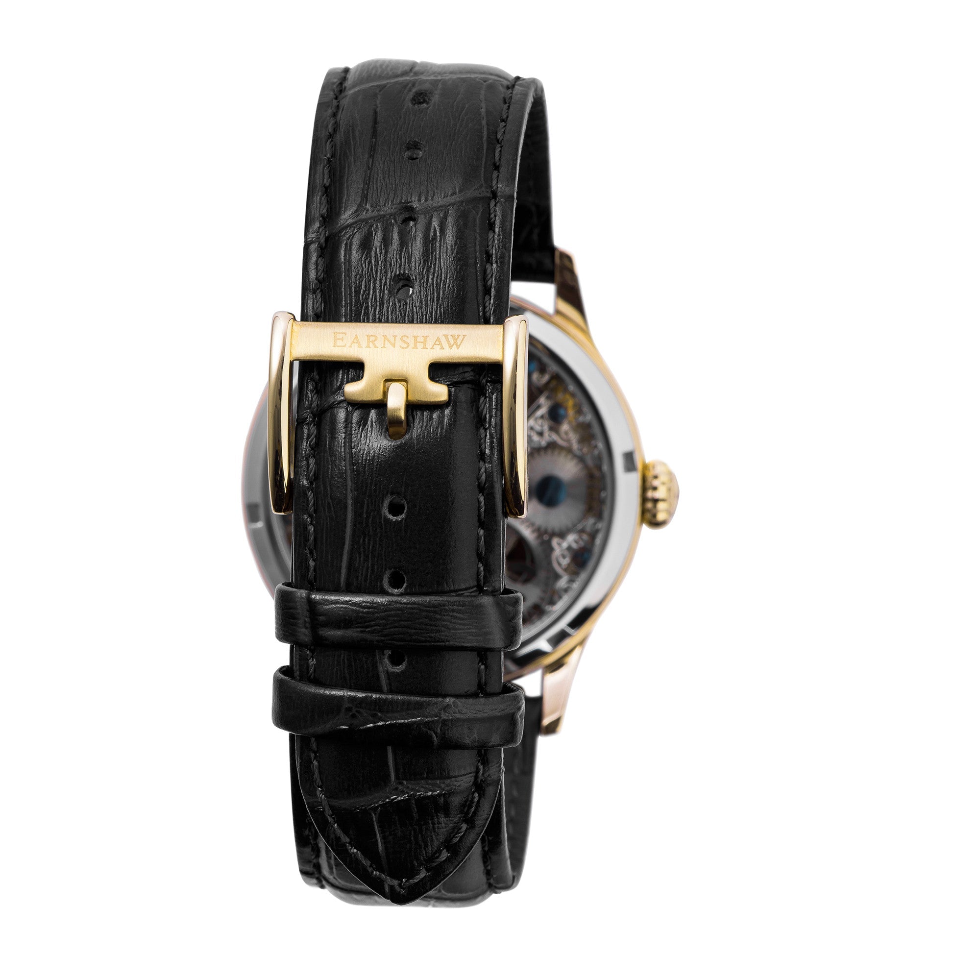 THOMAS EARNSHAW Thomas Earnshaw Bauer Shadow Men's Mechanical Skeleton Shadow Gold Watch ES-8061-03