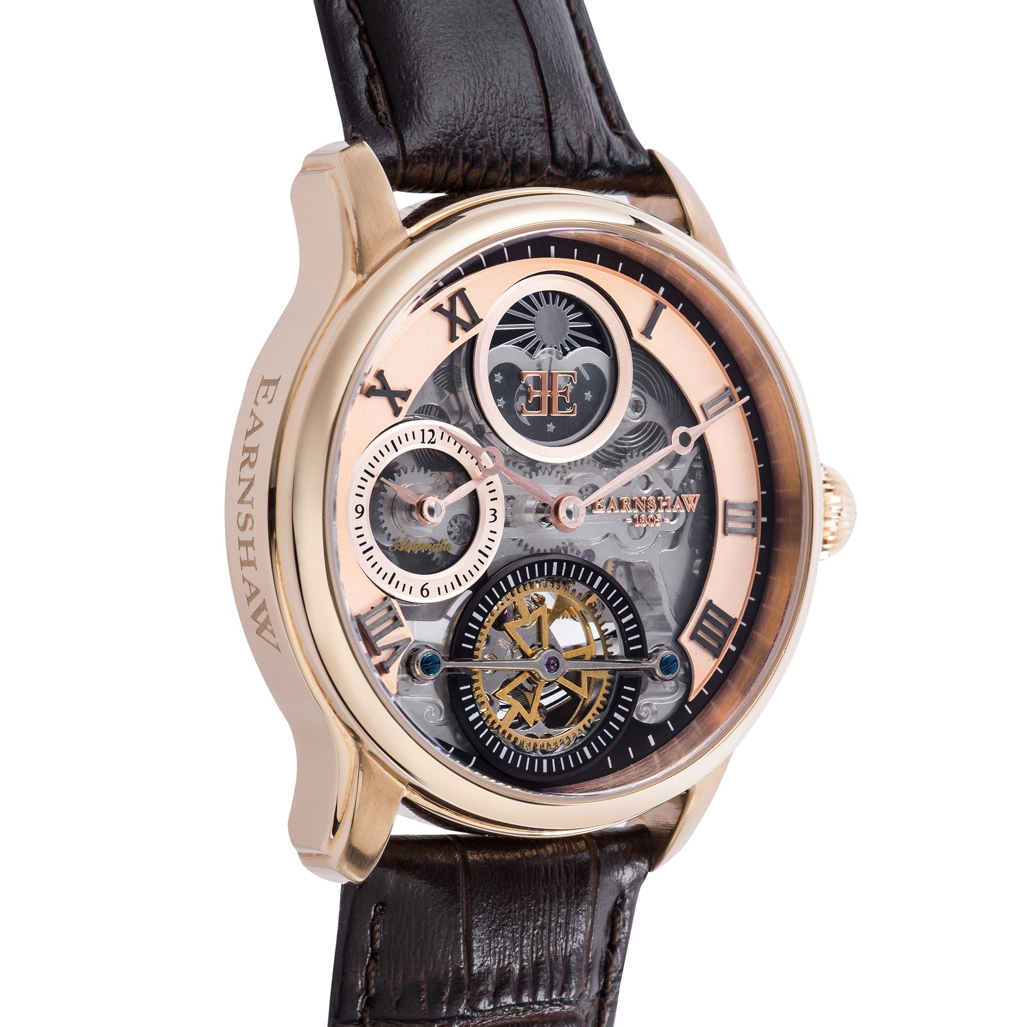 THOMAS EARNSHAW Thomas Earnshaw Longitude Men's Stealth Automatic Skeleton Watch ES-8063-02