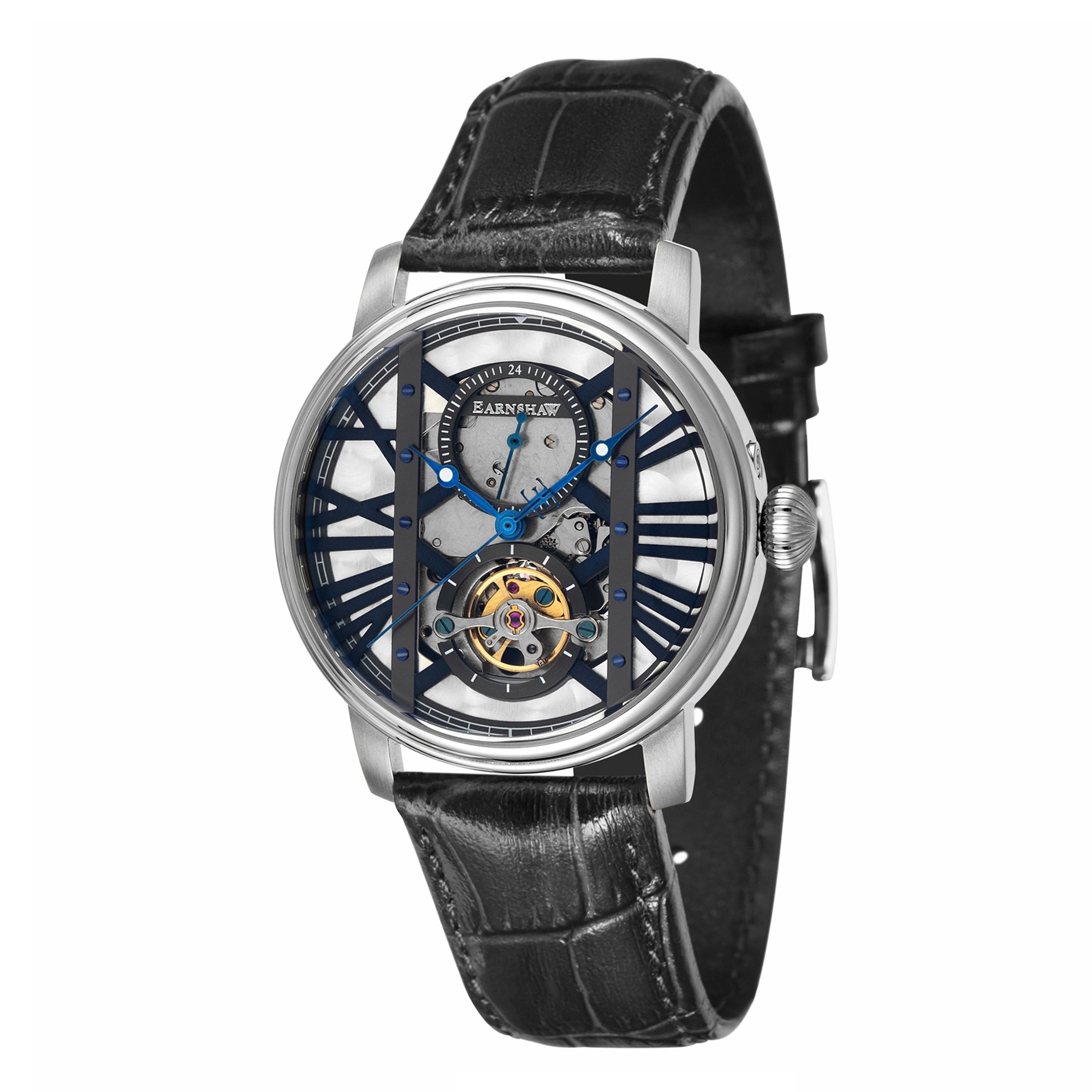 Thomas Earnshaw Thomas Earnshaw Westminster Men's Automatic Railroad Silver Watch ES-8095-01