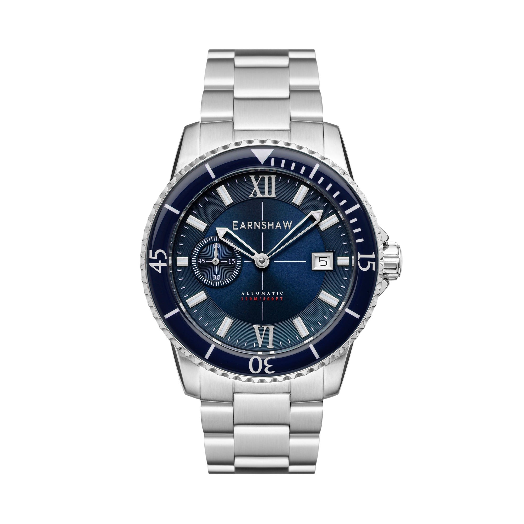 Thomas Earnshaw Thomas Earnshaw Admiral Hawke Men's Mechanical Automatic Atlantic Blue Watch ES-8133-33