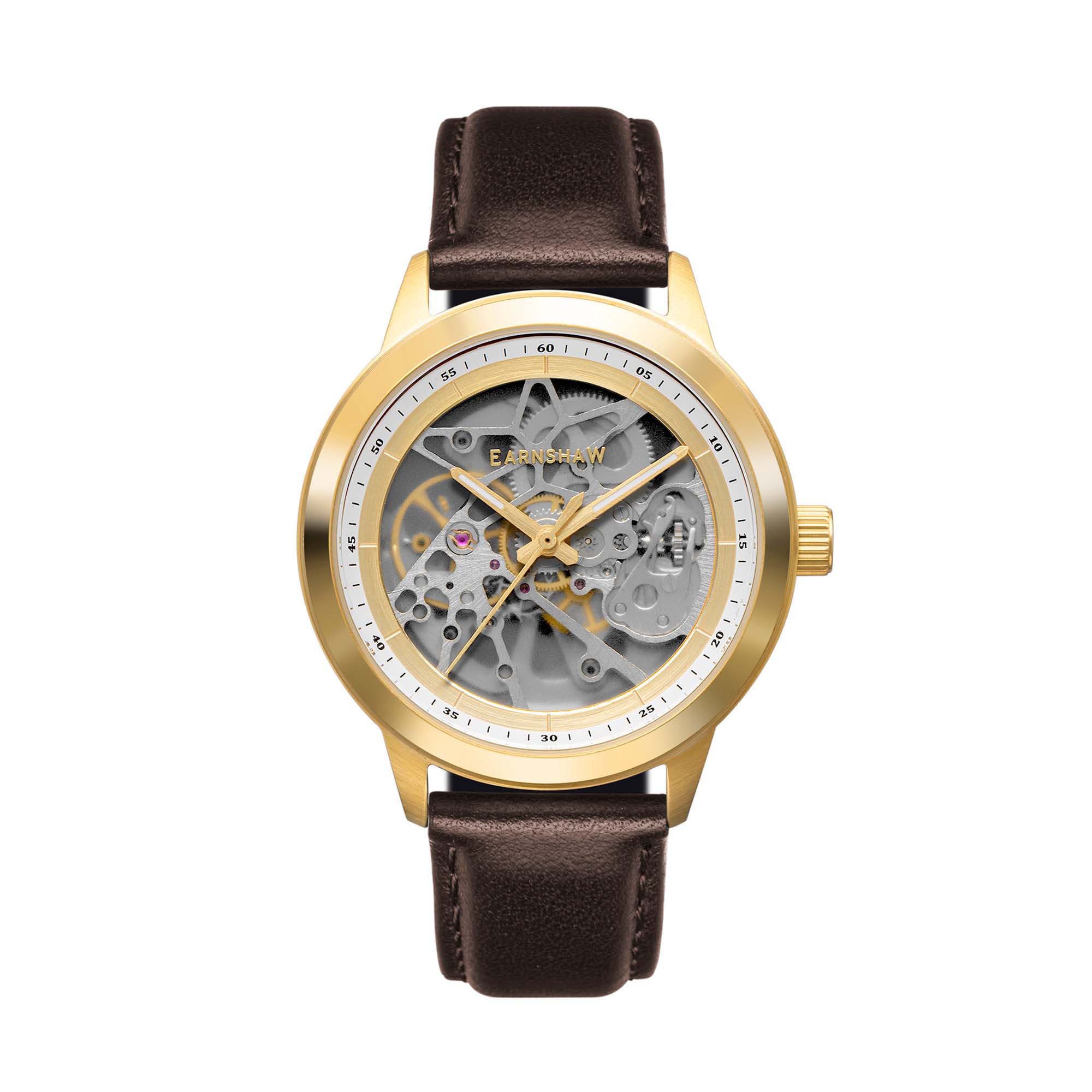 Thomas Earnshaw Thomas Earnshaw Mackenzie Skeleton Men's Automatic Skeleton Rustic Class Watch ES-8139-03