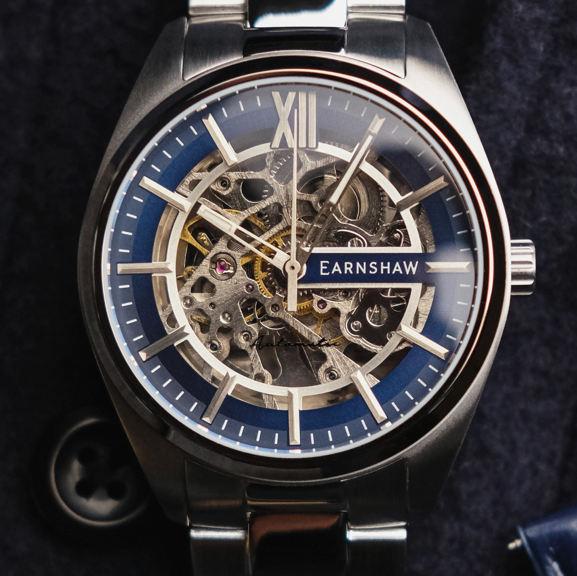 Thomas Earnshaw Thomas Earnshaw Smeaton Men's Mechcanical Automatic Cobalt Blue Watch ES-8208-22