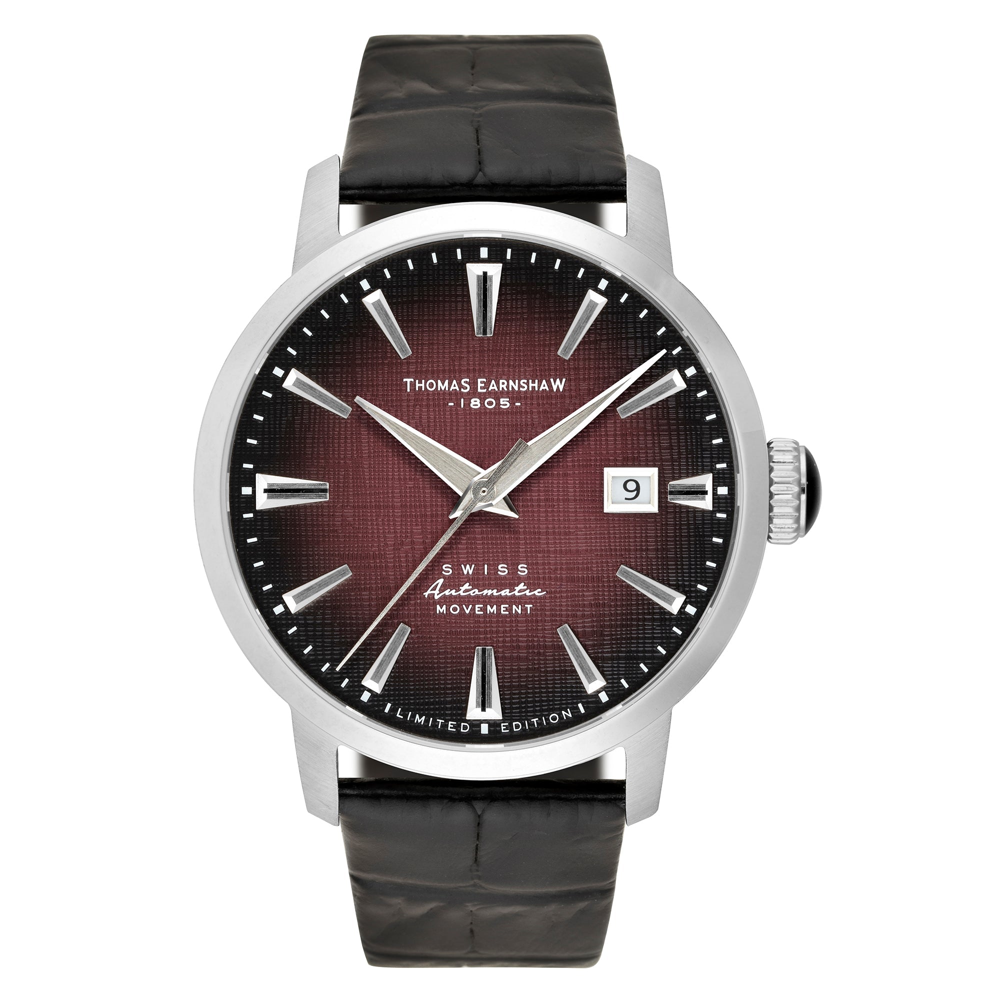 Thomas Earnshaw Thomas Earnshaw Echelon Swiss Made Automatic Chianti Red Men's Limited Edition Watch ES-8812-03