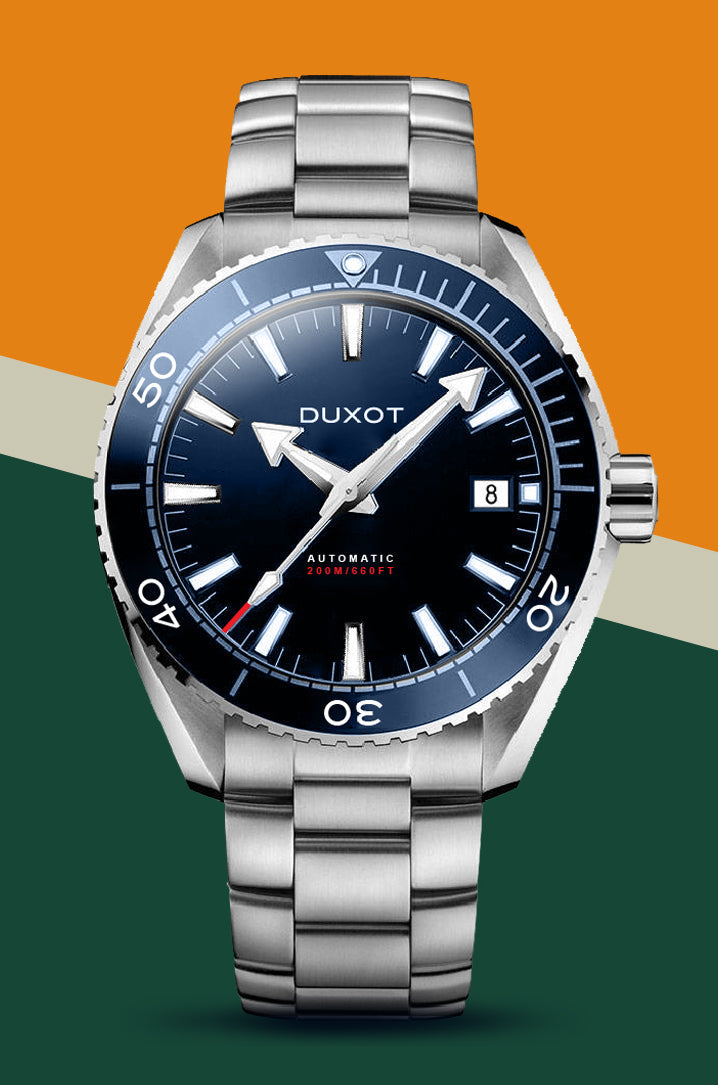 DUXOT Duxot Tiburon Men's Blue Japanese Automatic Watch DX-2036-22