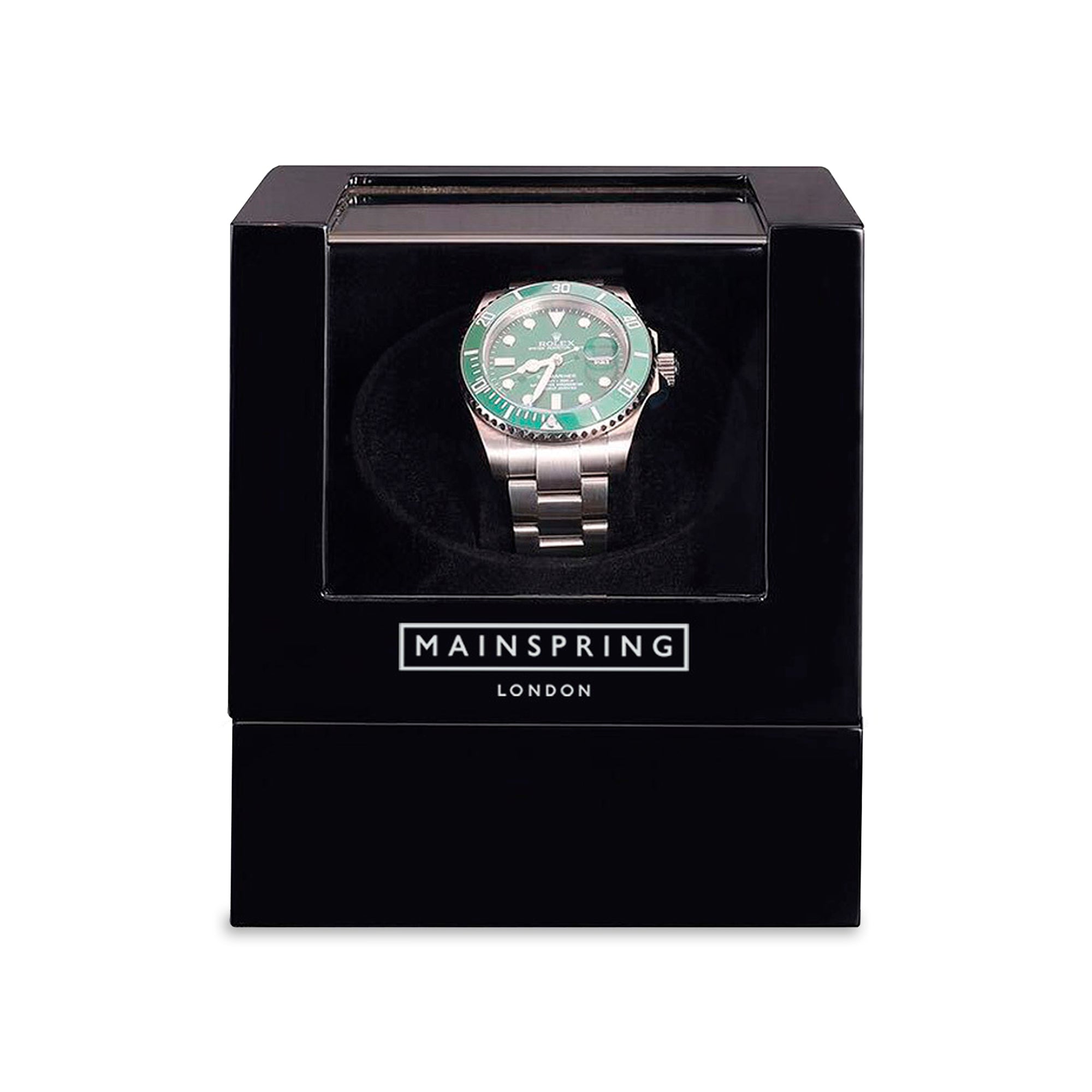 MAINSPRING Mainspring Oxford Merton Black Single Slot Watch Winder MS-WIN-MRT-02