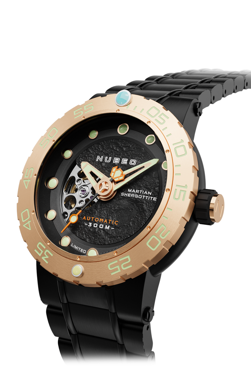 Nubeo Nubeo Opportunity Automatic Limited Edition Dark Gold Men's Watch NB-6051-55