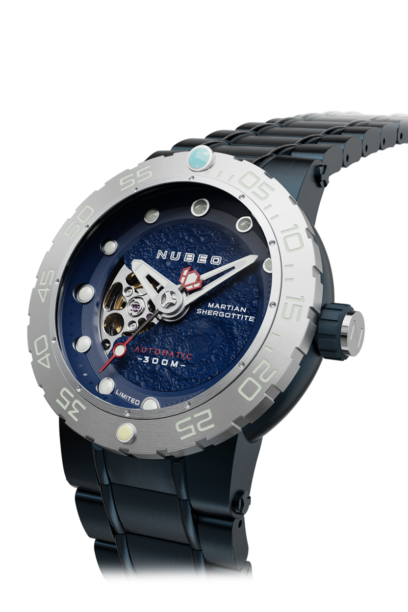 Nubeo Nubeo Opportunity Automatic Limited Edition Current Blue Men's Watch NB-6051-66