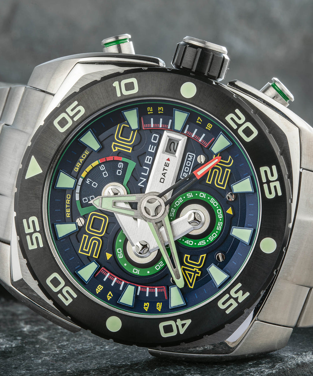NUBEO Nubeo Ingenuity Men's Japanese Quartz Karras Watch NB-6056-22
