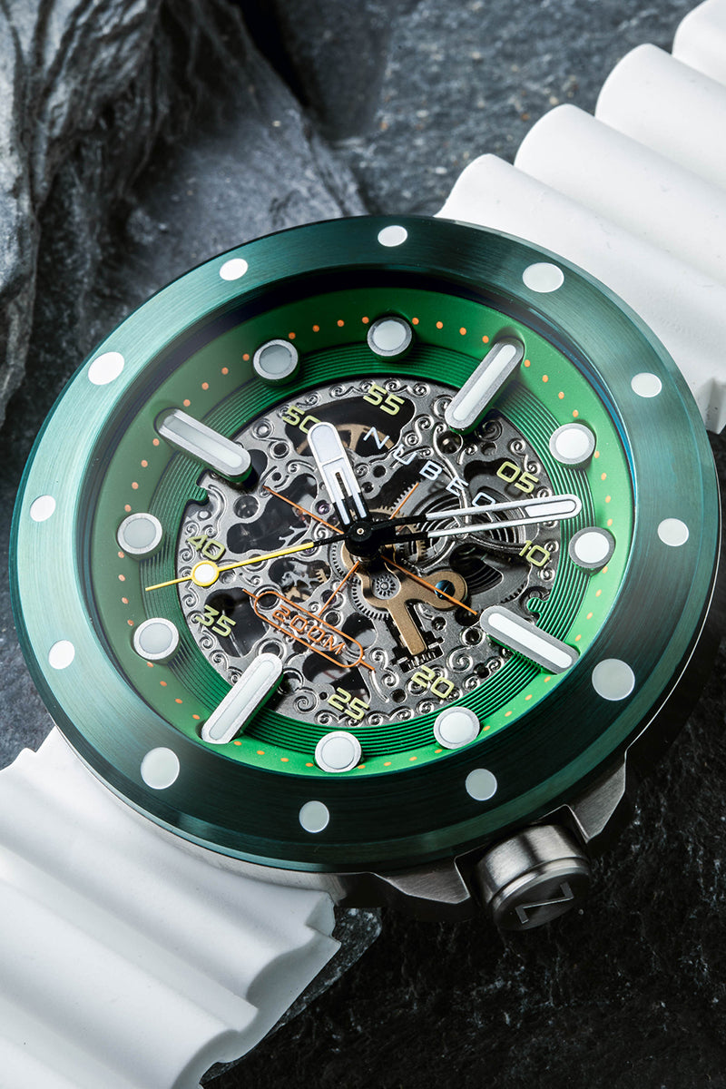 NUBEO Nubeo Space Cassini Men's Automatic Skeleton Arctic Watch NB-6058-02