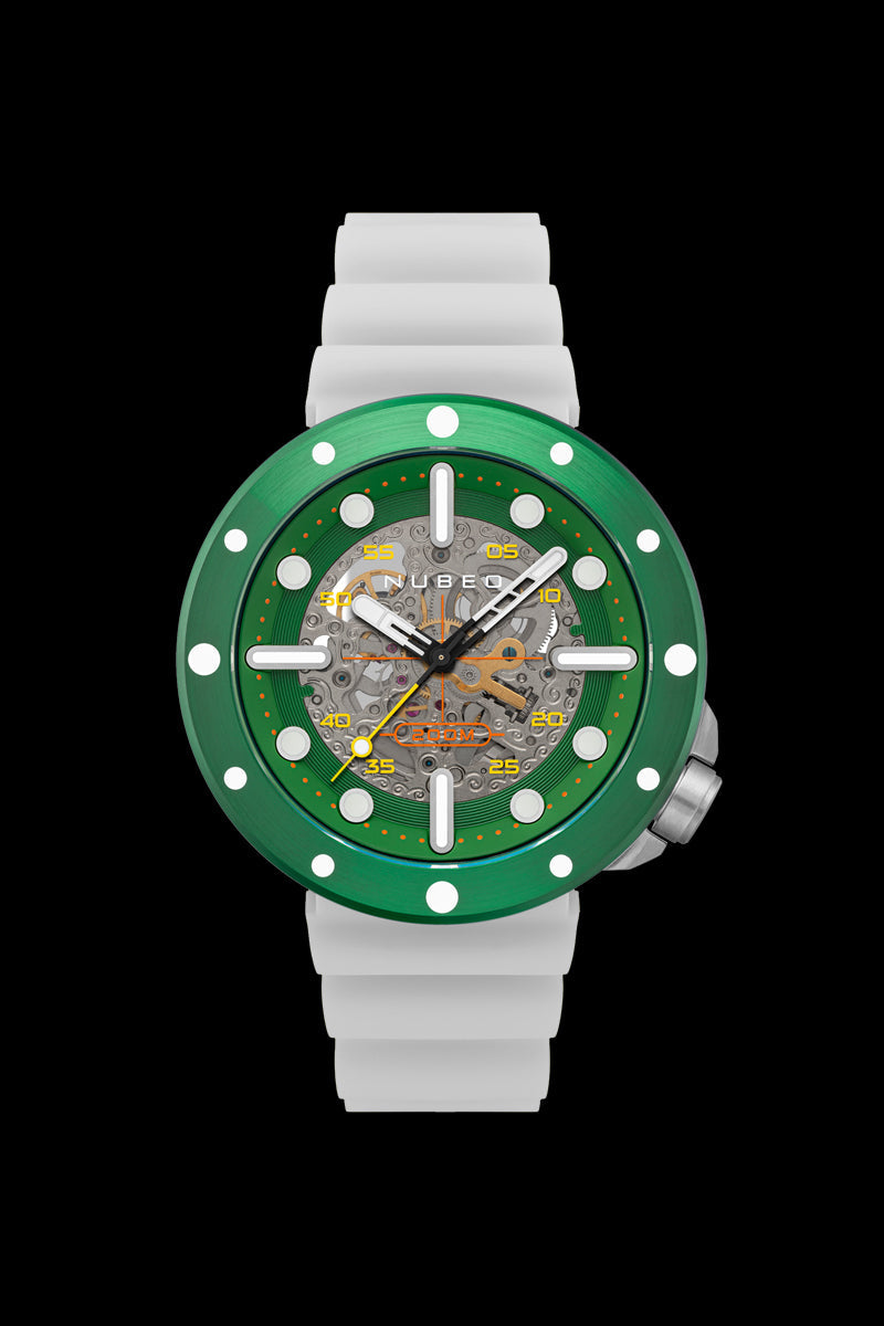 NUBEO Nubeo Space Cassini Men's Automatic Skeleton Arctic Watch NB-6058-02