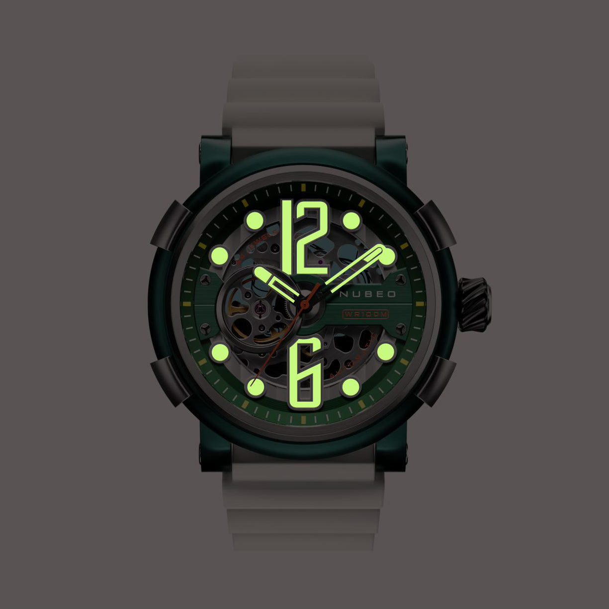 NUBEO Nubeo Space Orion Men's Japanese Automatic Green Watch NB-6062-02