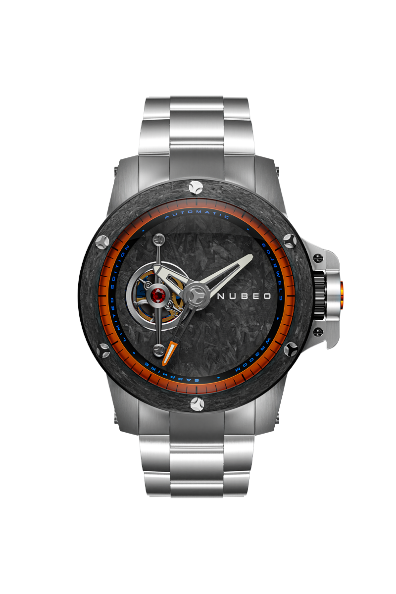 Nubeo Nubeo Curiosity Evolution Automatic Limited Edition Carbon Eclipse Men's Watch NB-6066-11