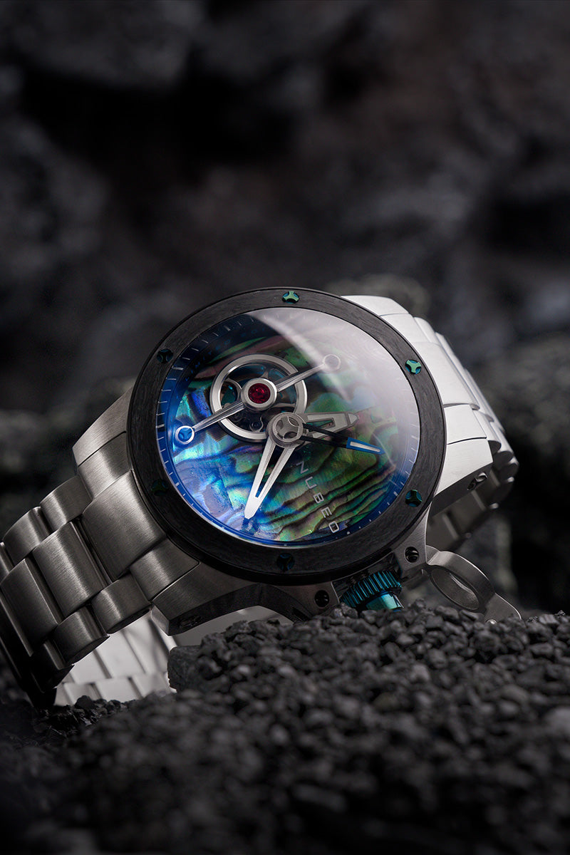 Nubeo Nubeo Curiosity Evolution Automatic Limited Edition Abalone Men's Watch NB-6066-22