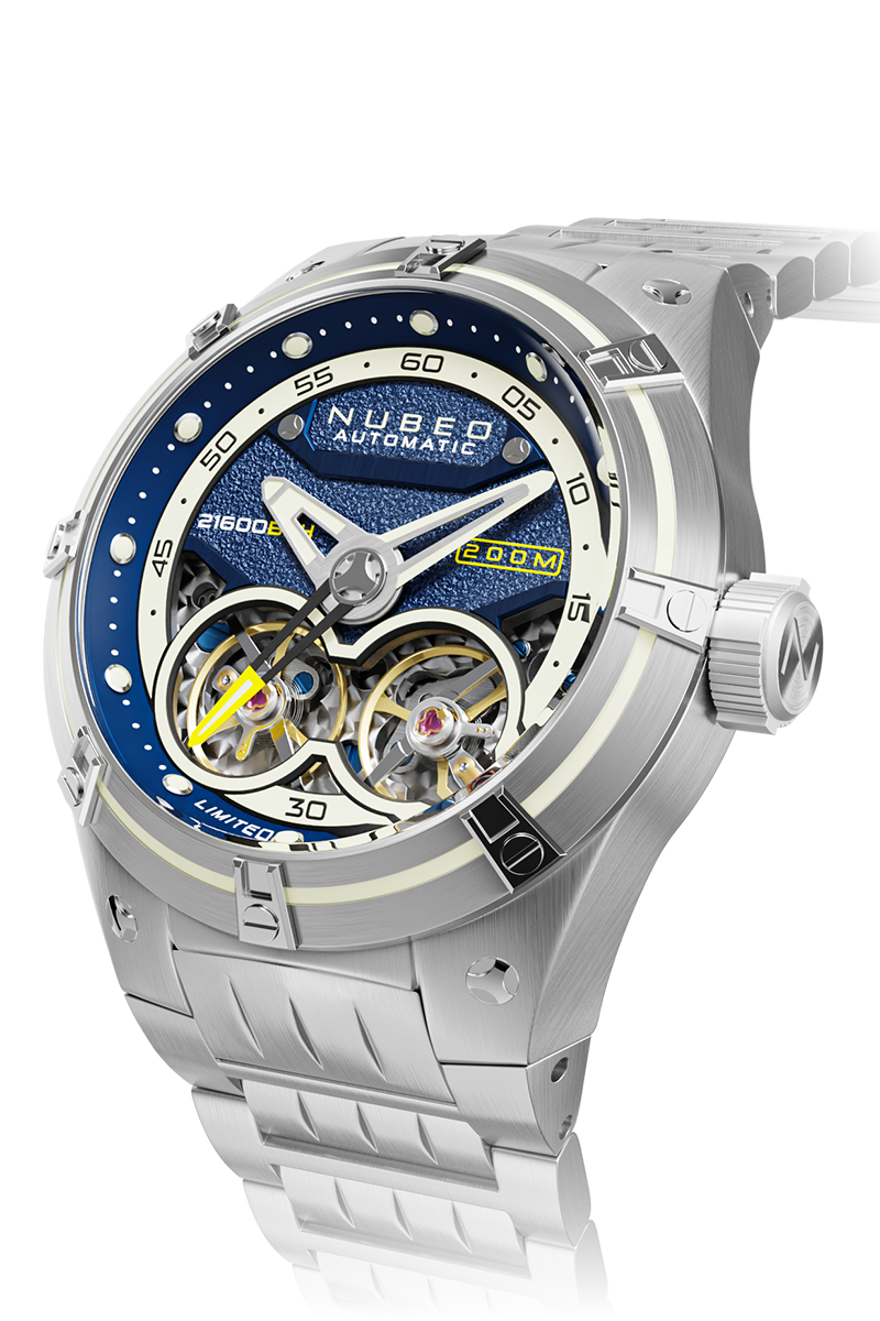 NUBEO Nubeo Galileo Automatic Limited Edition Blue Men's Watch NB-6070-22