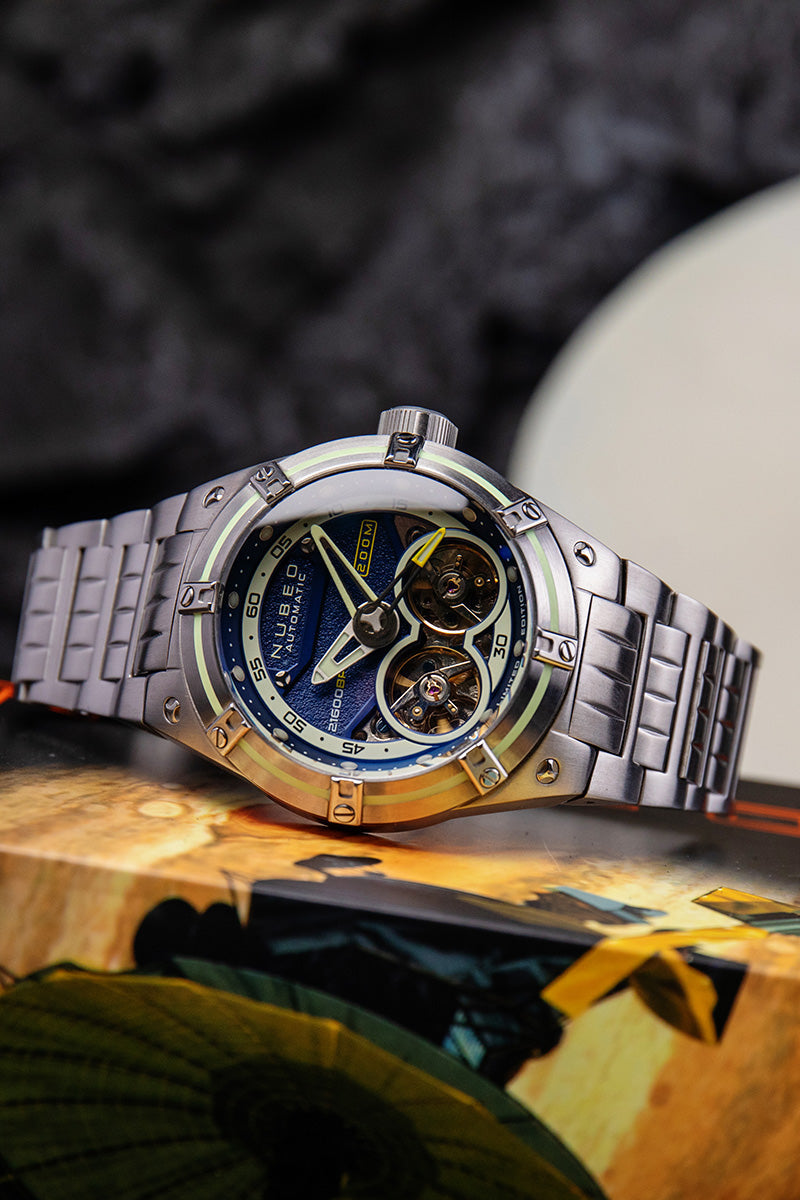 NUBEO Nubeo Galileo Automatic Limited Edition Blue Men's Watch NB-6070-22