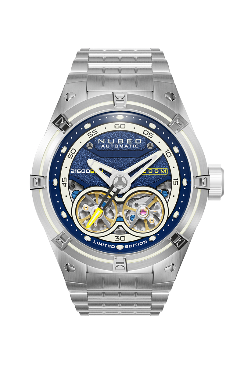 NUBEO Nubeo Galileo Automatic Limited Edition Blue Men's Watch NB-6070-22