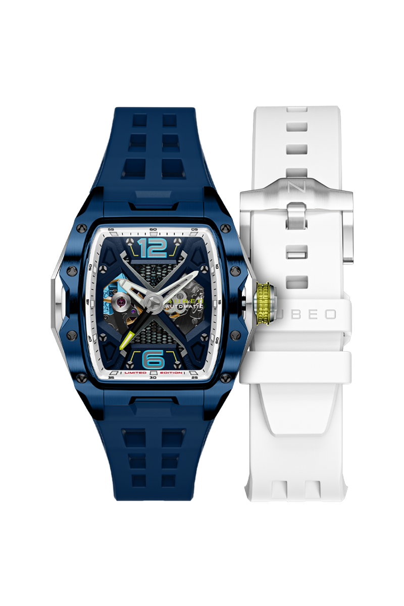 NUBEO Nubeo Davinci Automatic Limited Edition Indigo Blue Men's Watch NB-6078-01