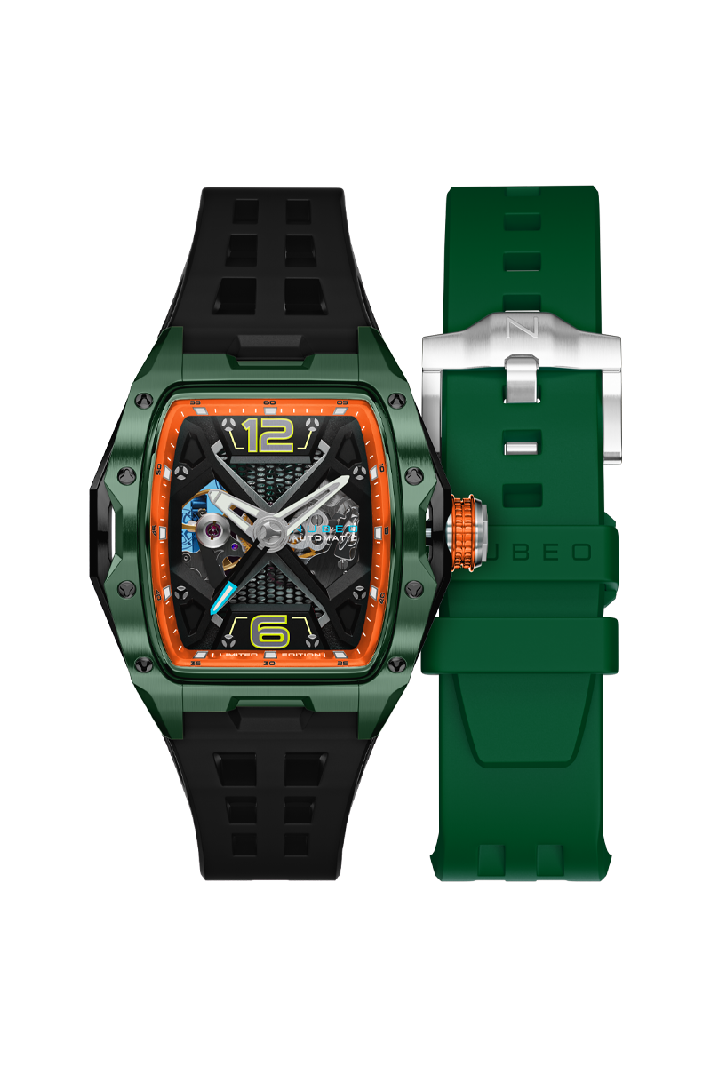 NUBEO Nubeo Davinci Automatic Limited Edition Juniper Green Men's Watch NB-6078-05