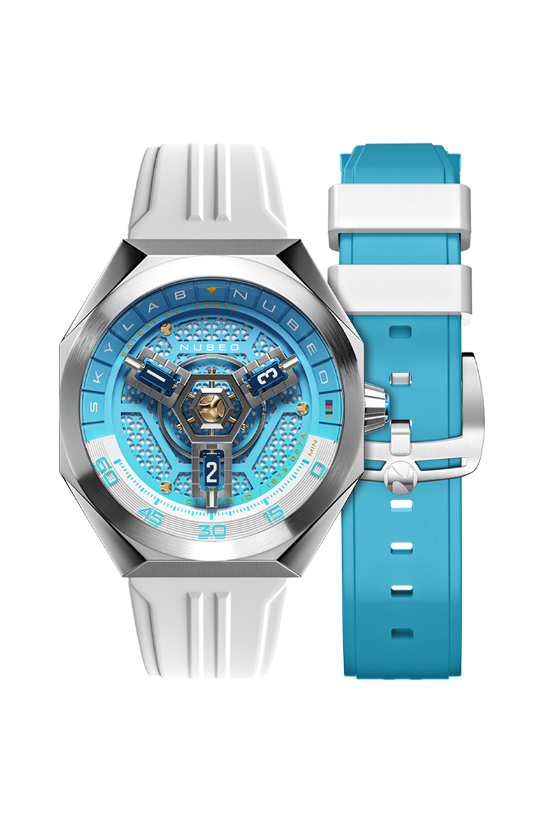 NUBEO Nubeo Skylab Automatic Limited Edition Ice Blue Men's Watch NB-6083-07
