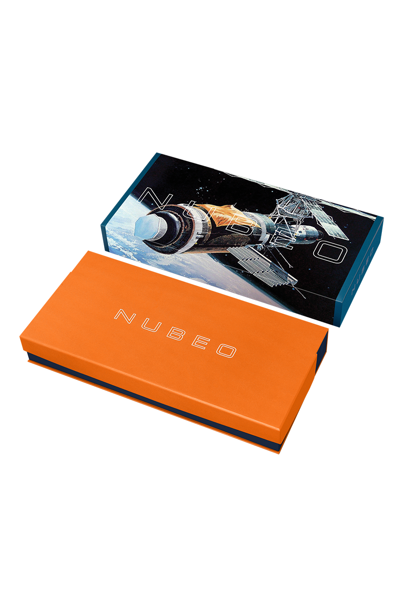 NUBEO Nubeo Skylab Automatic Limited Edition Orange Black Men's Watch NB-6083-06