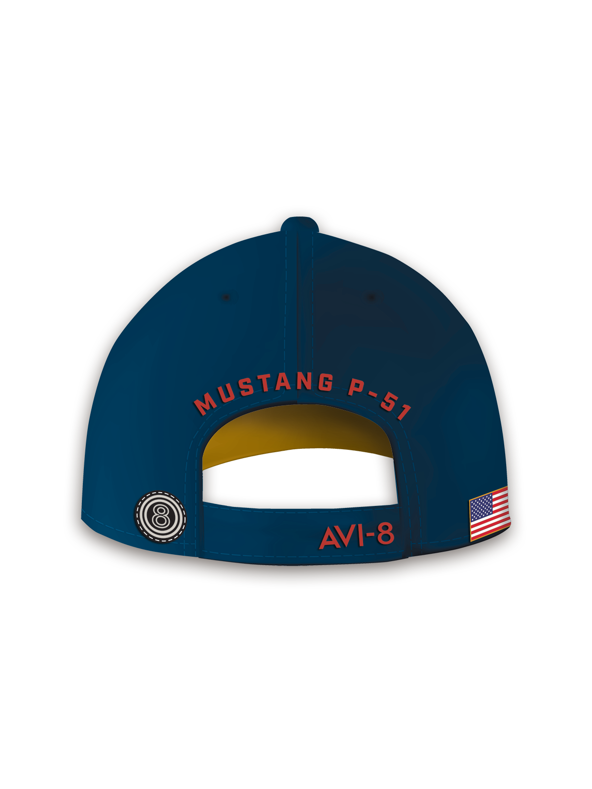 AVI-8 AVI-8 P-51 Mustang Justice Blue Cap AV-CAP-P5102