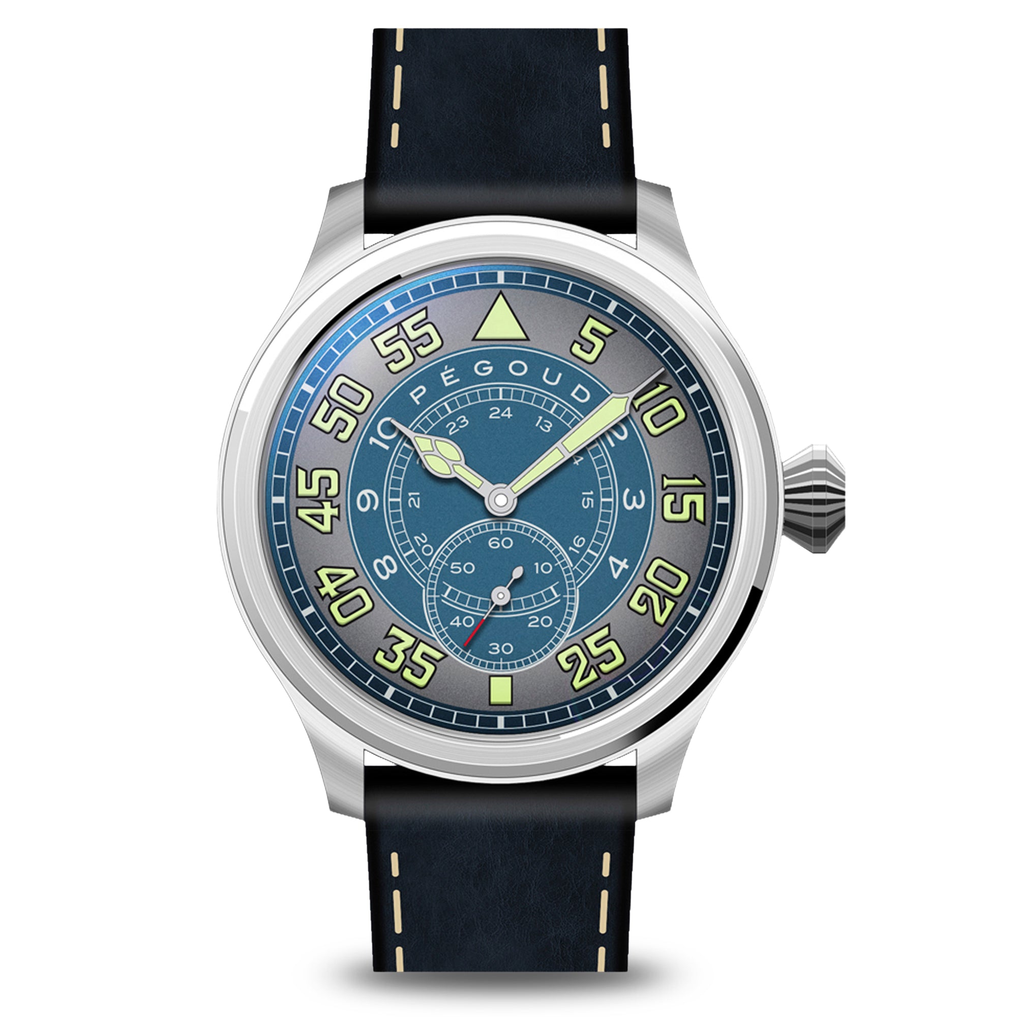 PEGOUD Pegoud Bravoure Mechanical Automatic Men's Cerulean Watch PG-9010-04