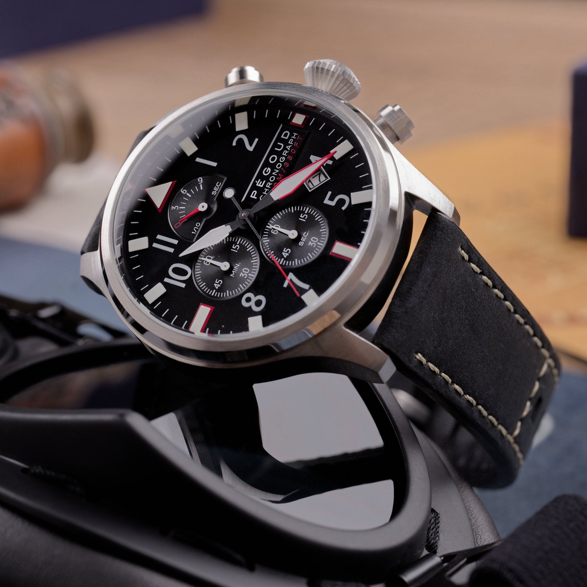 PEGOUD Pegoud Pilotage Retrograde Chronograph Men's Watch PG-9016-01
