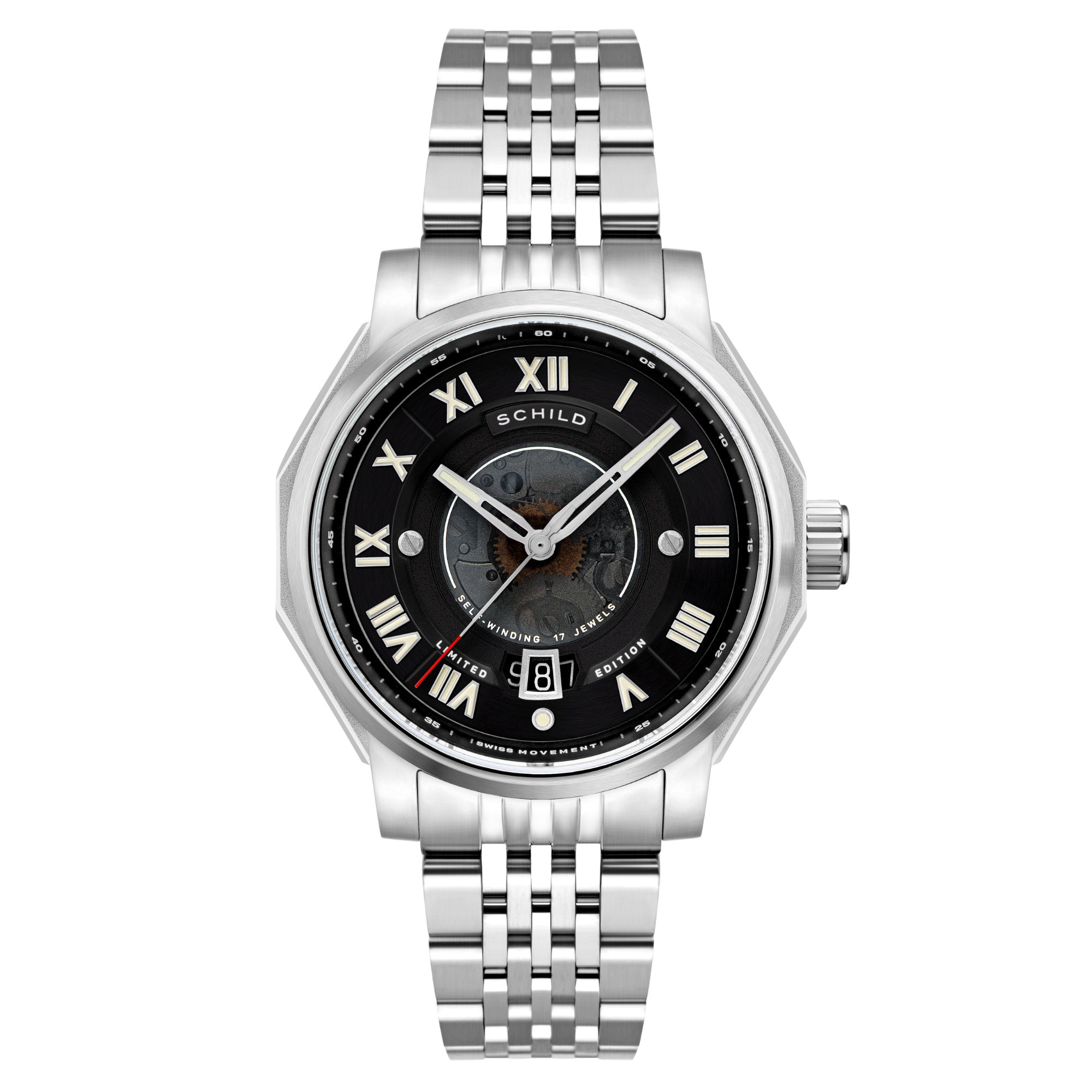 SCHILD Schild  Johann Swiss Automatic Dark Slate Men's Watch  SC-1003-22