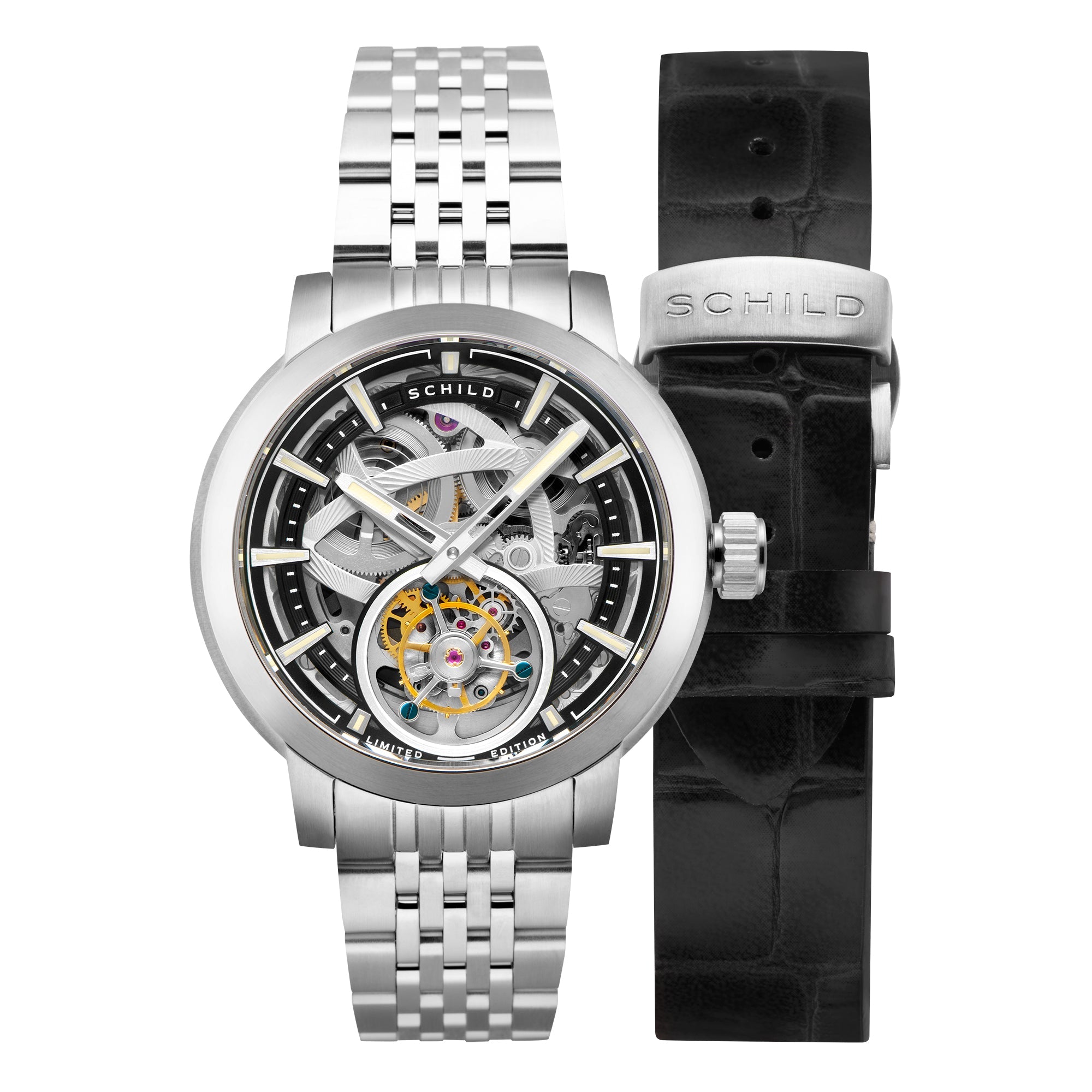 SCHILD Schild Heinrich Tourbillon Raven Men's Watch  SC-1006-11