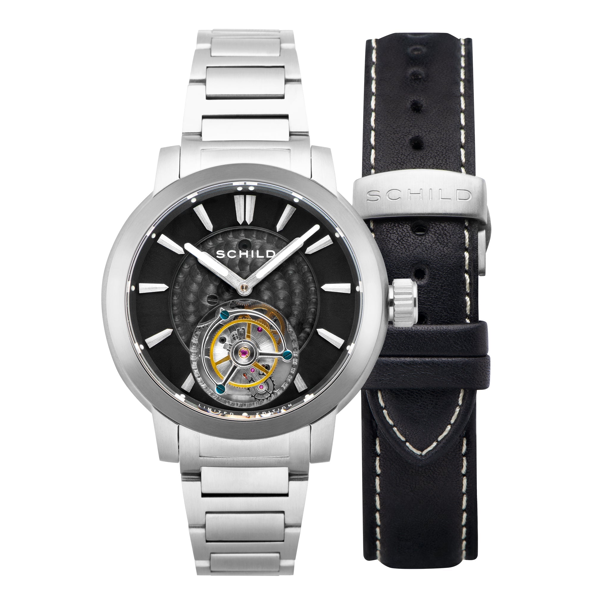 Schild Schild Freidrich Tourbillon Deep Storm Men's Limited Edition Watch SC-1010-11