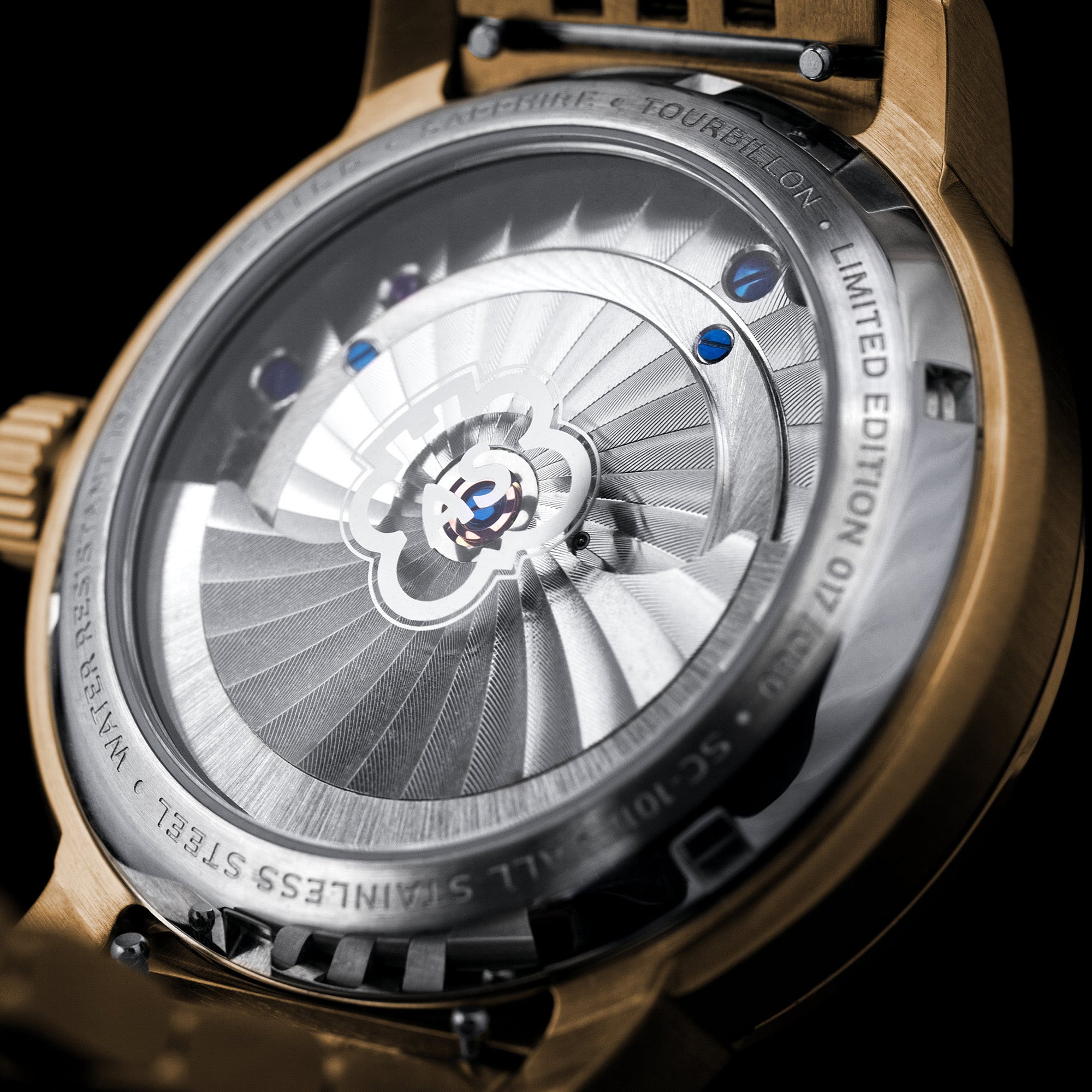 SCHILD Schild Tourbillon Copper Gold Men's Limited Edition Watch SC-1011-55