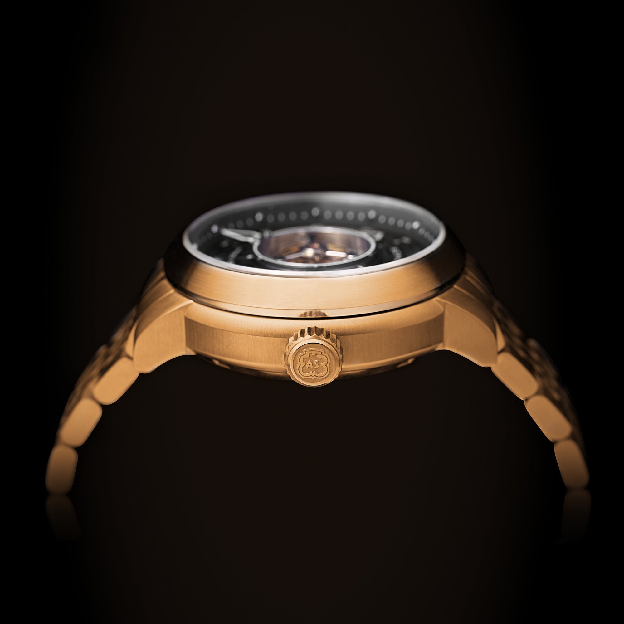 SCHILD Schild Tourbillon Copper Gold Men's Limited Edition Watch SC-1011-55