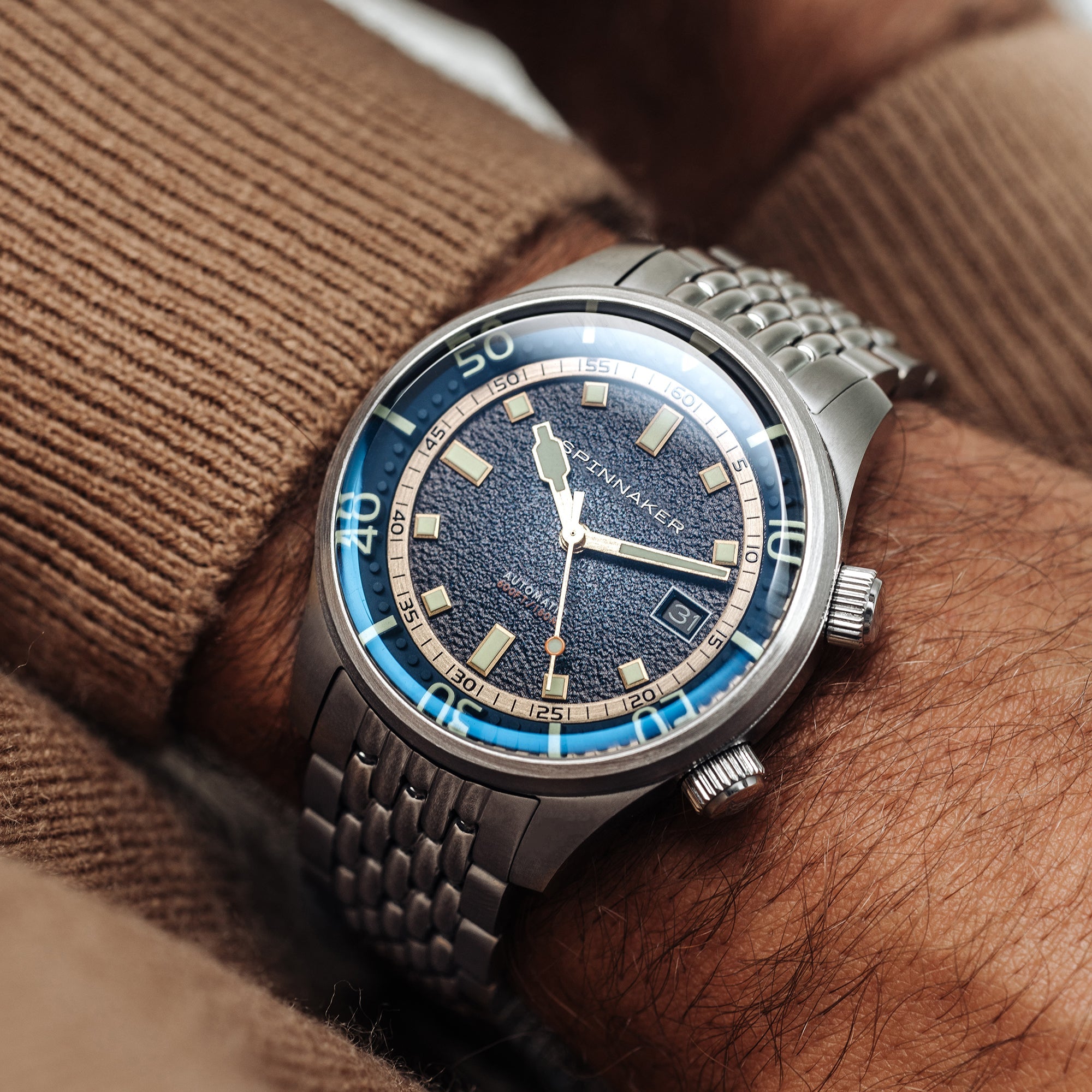 SPINNAKER Spinnaker Bradner Men's Automatic Pacific Blue Watch SP-5062-22