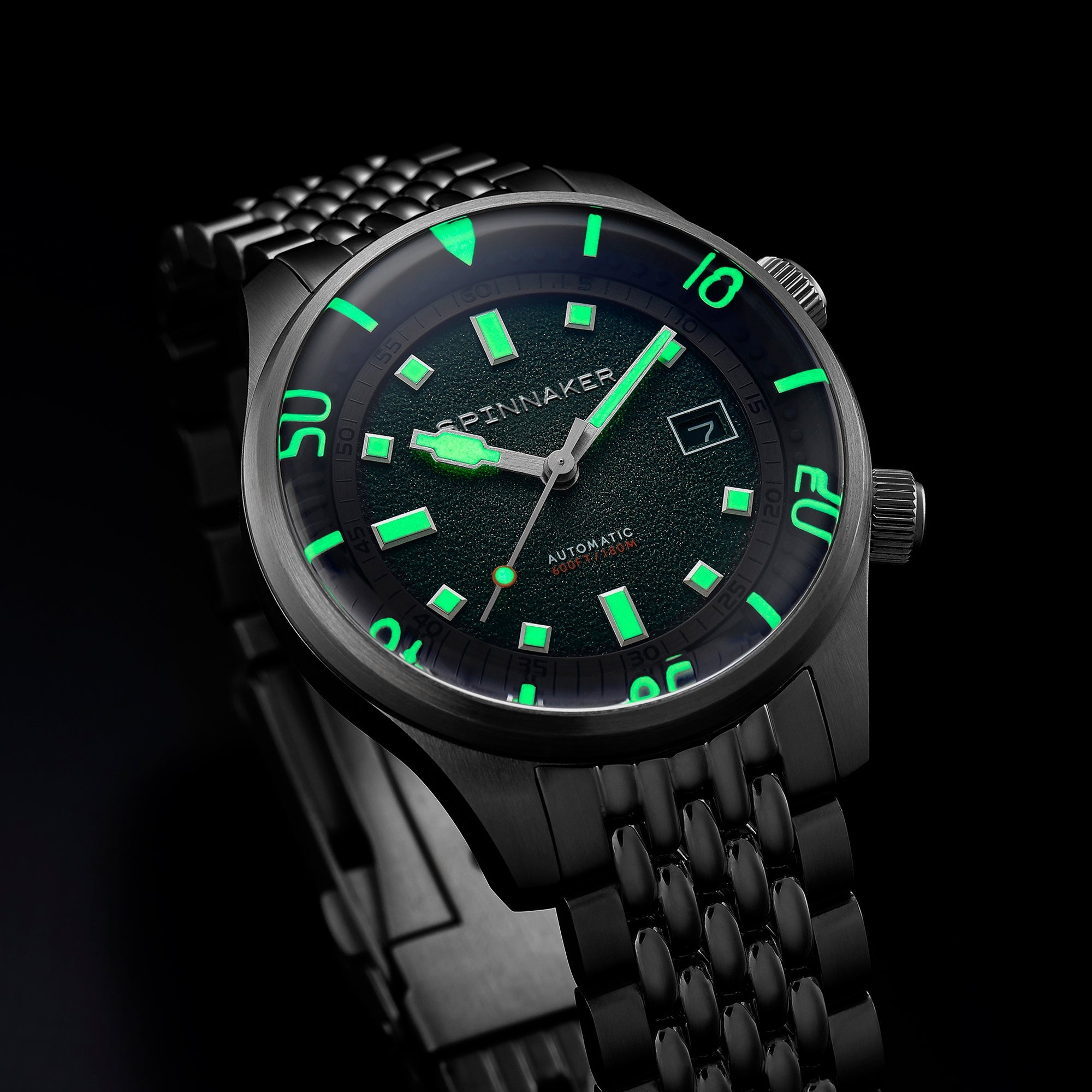 SPINNAKER Spinnaker Bradner Men's Automatic Emerald Green Watch SP-5062-33