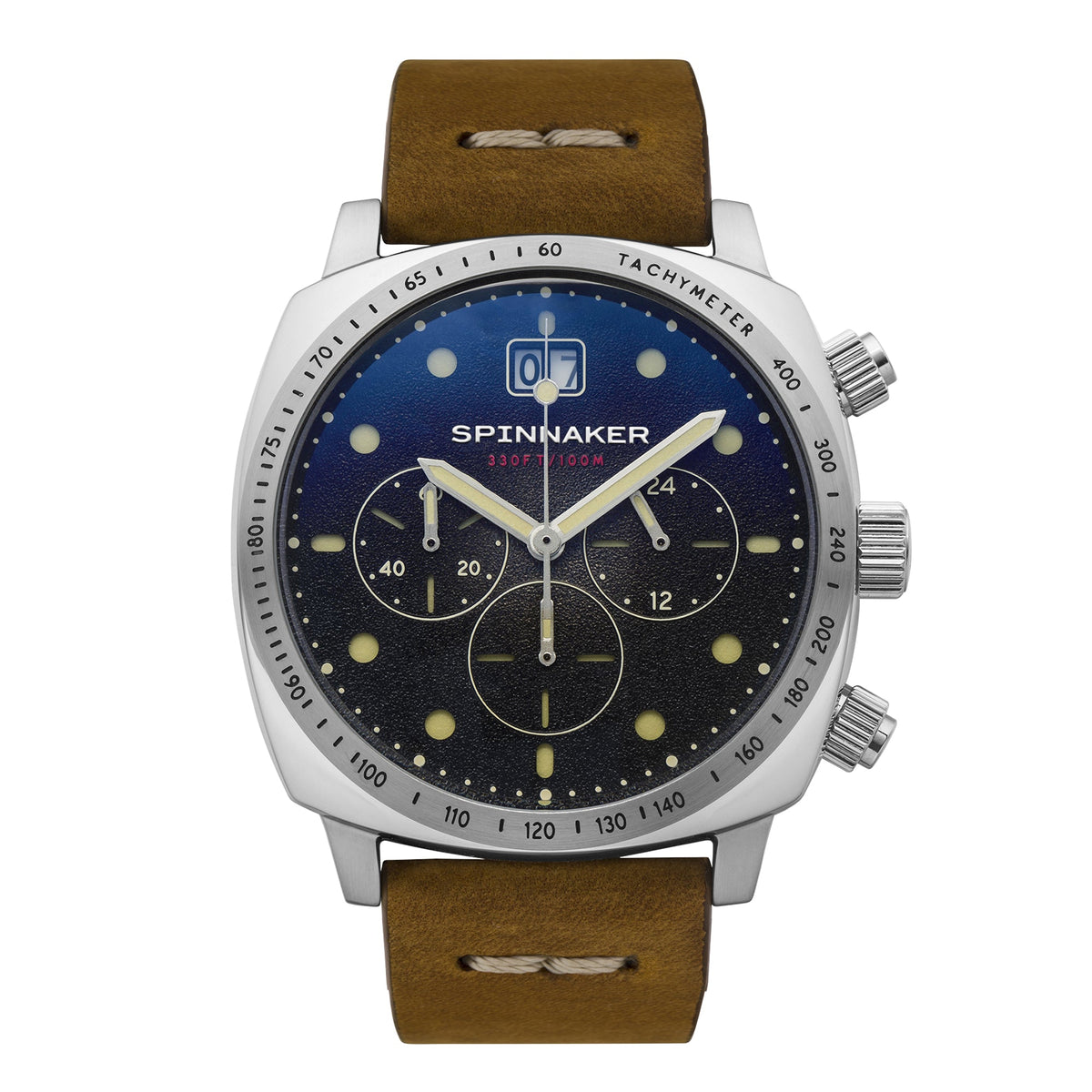 Spinnaker Hull Stainless Steel 42mm Japanese Quartz Wristwatch SP-5068-08 NM Con Amazon.com: Spinnaker Men main image 2