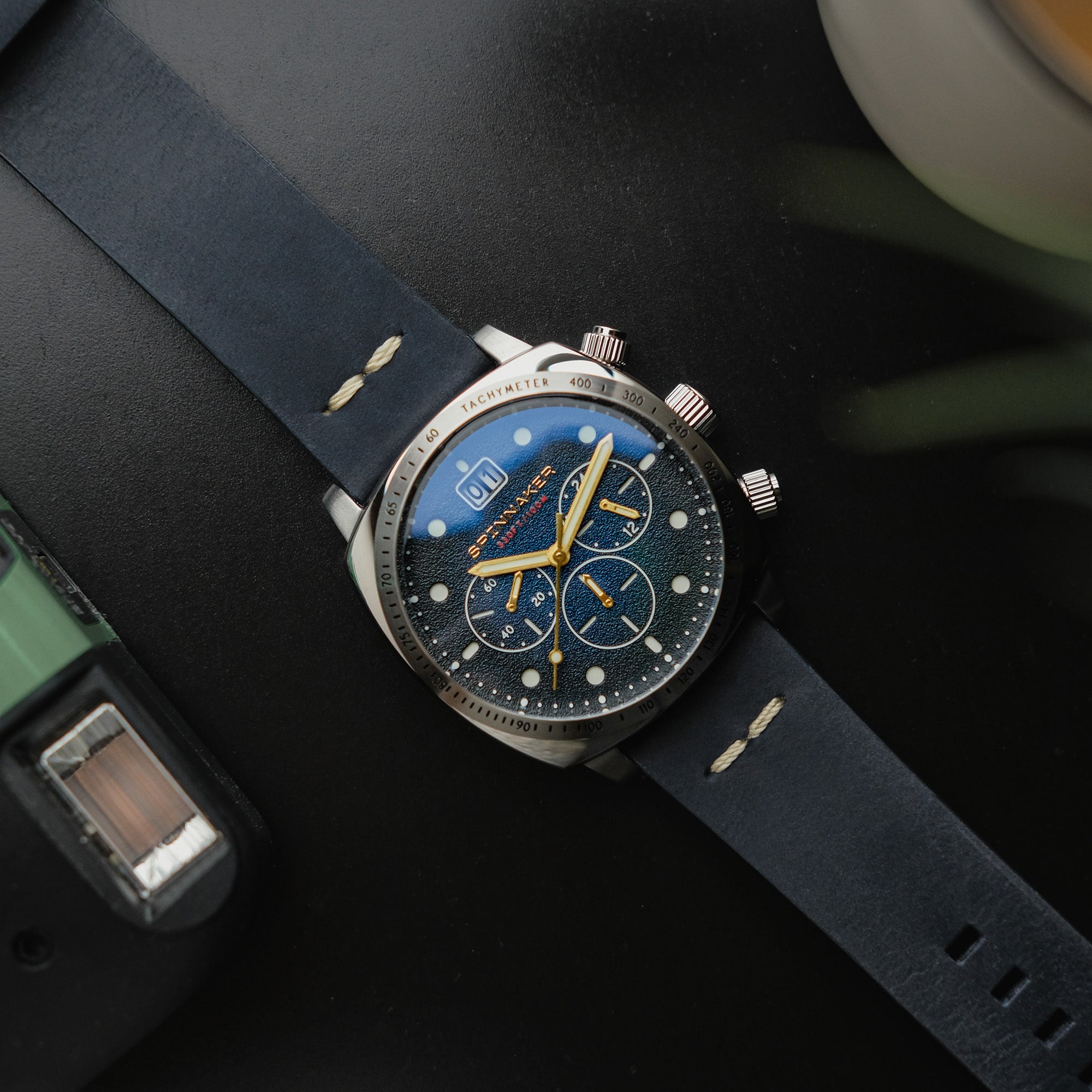 SPINNAKER Spinnaker Hull Men's Japanese Quartz Lapis Watch SP-5068-03