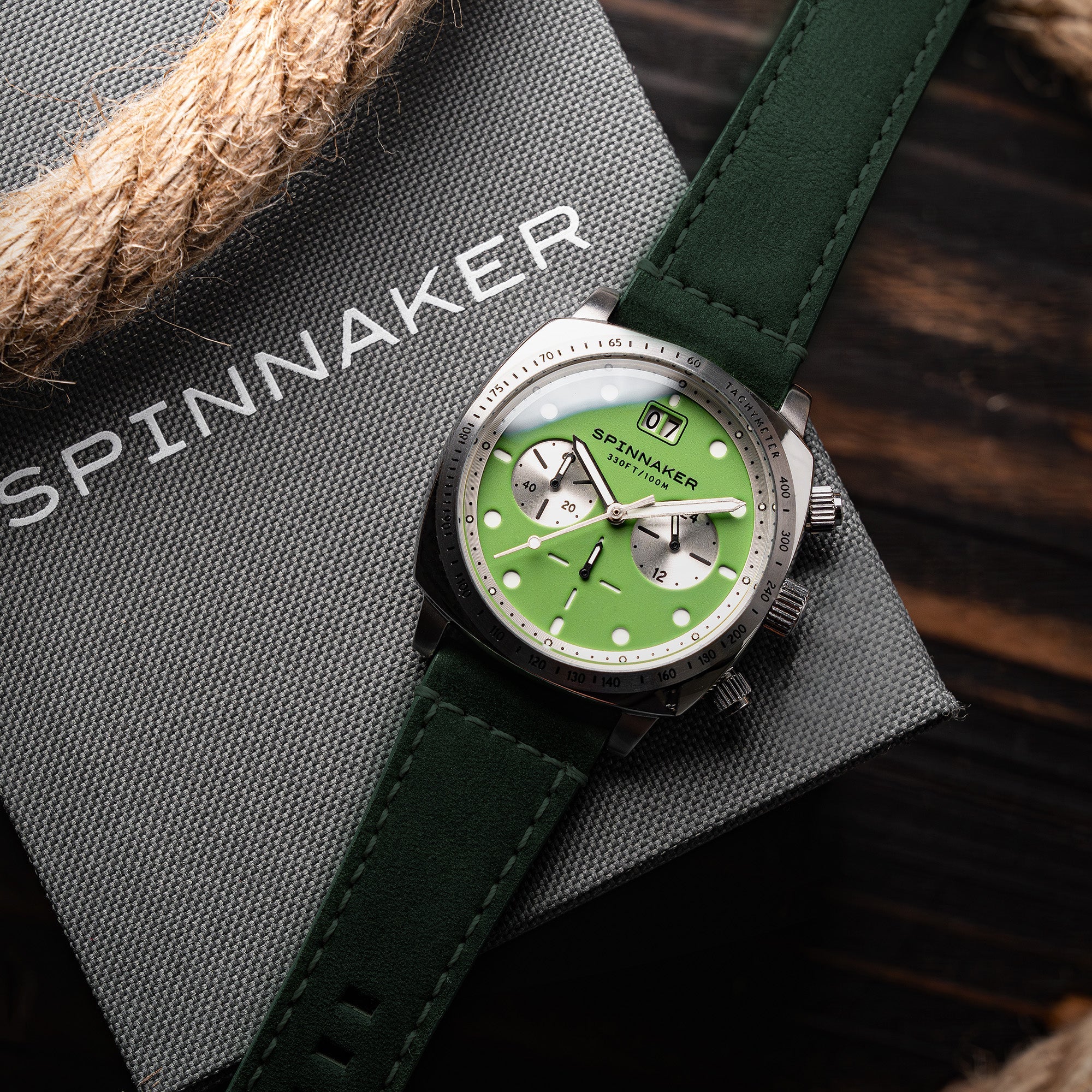 SPINNAKER Spinnaker Hull Chronograph Napier Green Men's Watch SP-5068-09