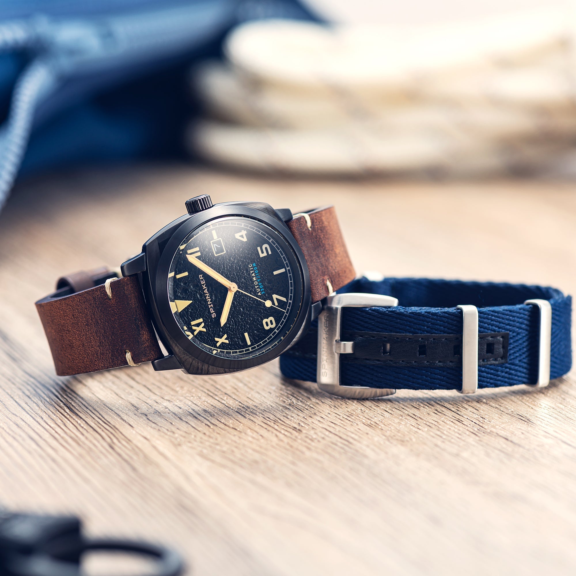 SPINNAKER Spinnaker Hull California Men's Automatic Volcanic Black Watch SP-5071-03