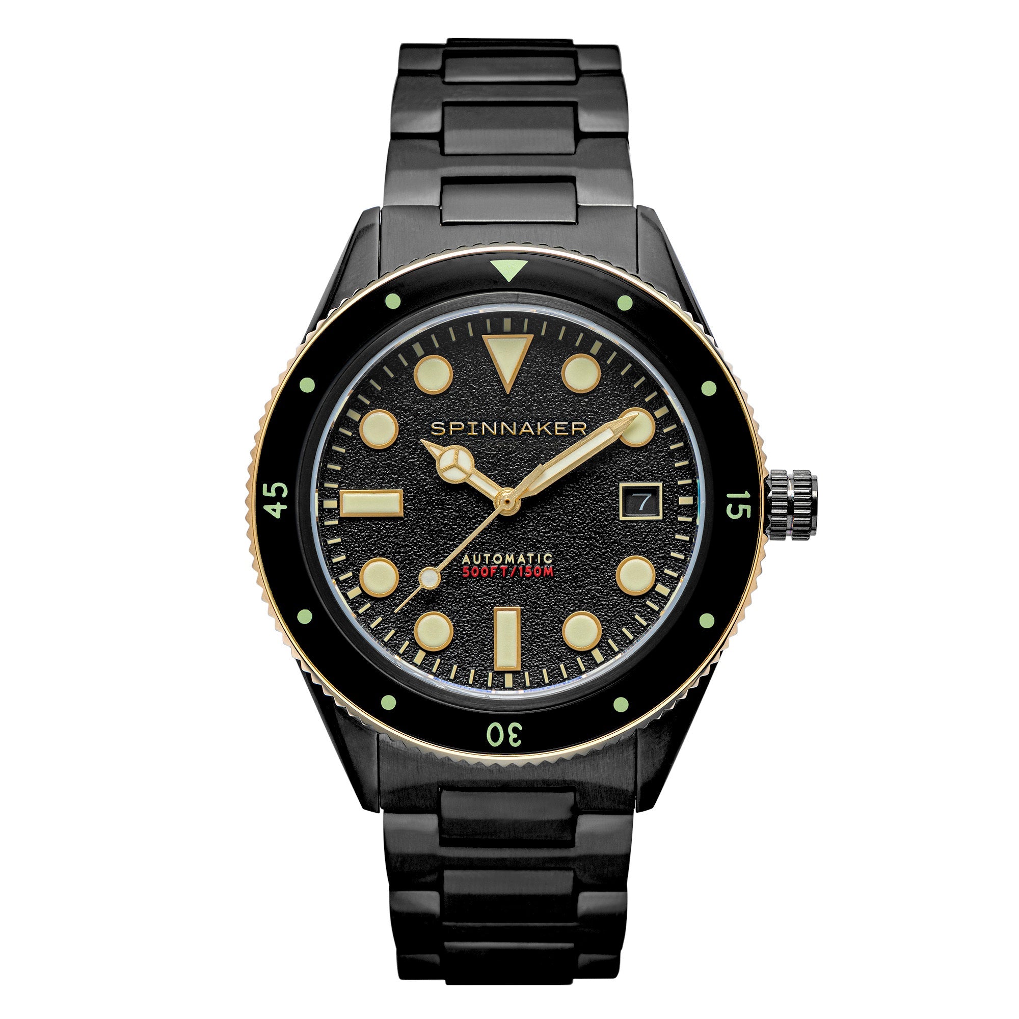 SPINNAKER Spinnaker Cahill Men's Japanese Automatic Onyx Watch SP-5075-33