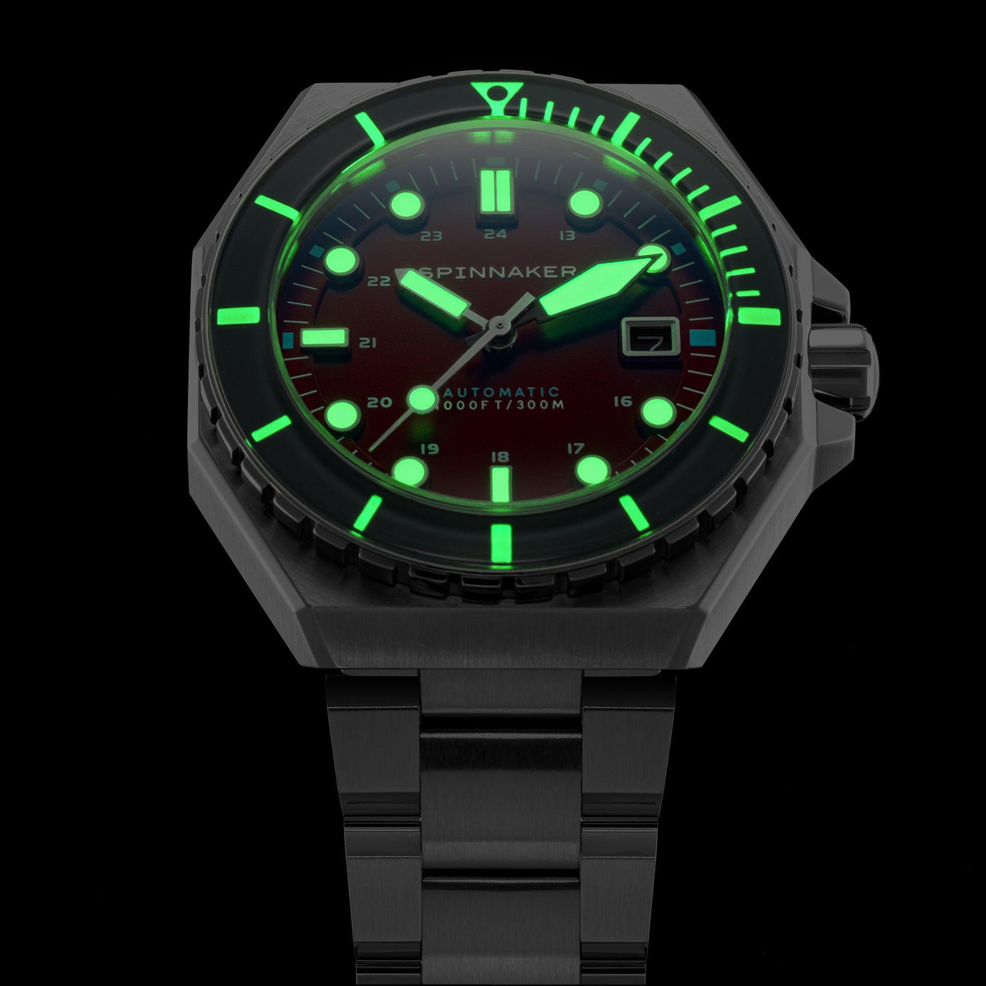SPINNAKER Spinnaker Dumas Men's Japanese Automatic Bordeaux Watch SP-5081-AA
