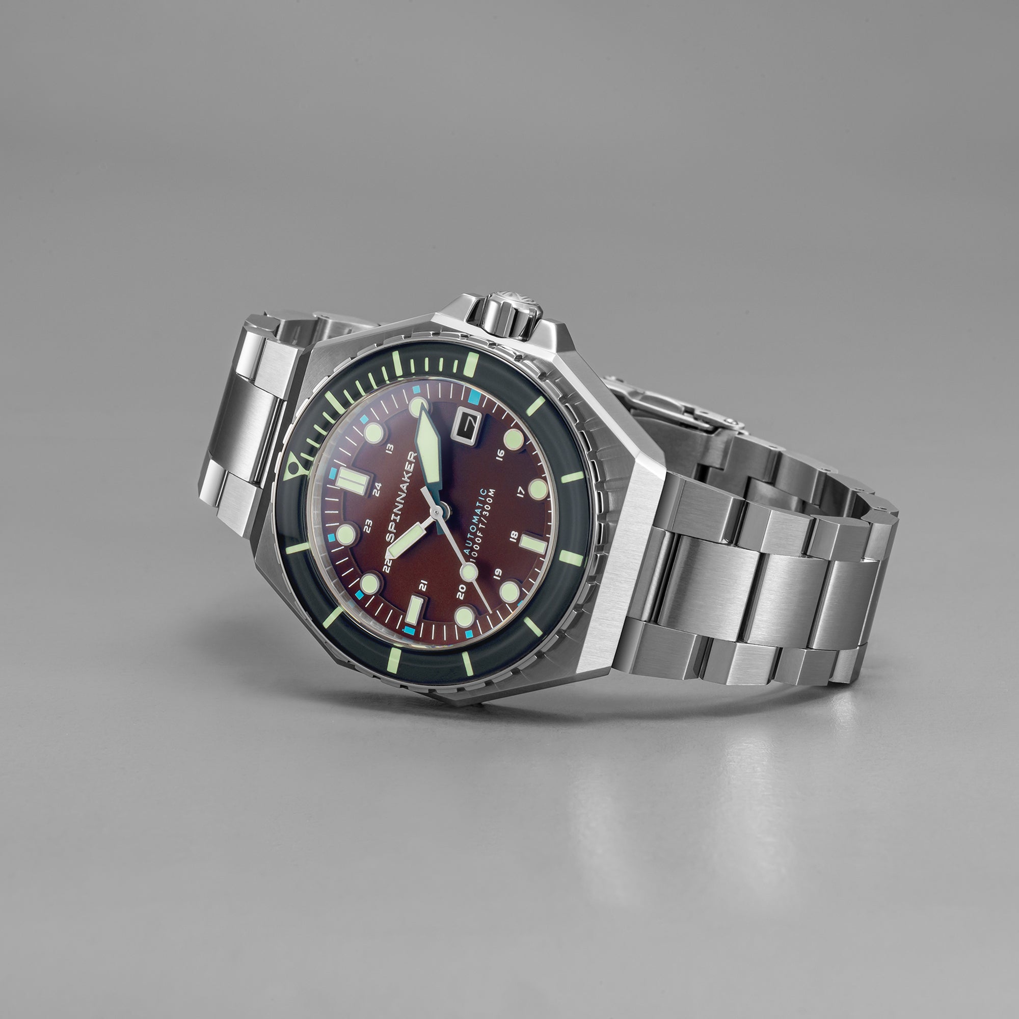 SPINNAKER Spinnaker Dumas Men's Japanese Automatic Bordeaux Watch SP-5081-AA