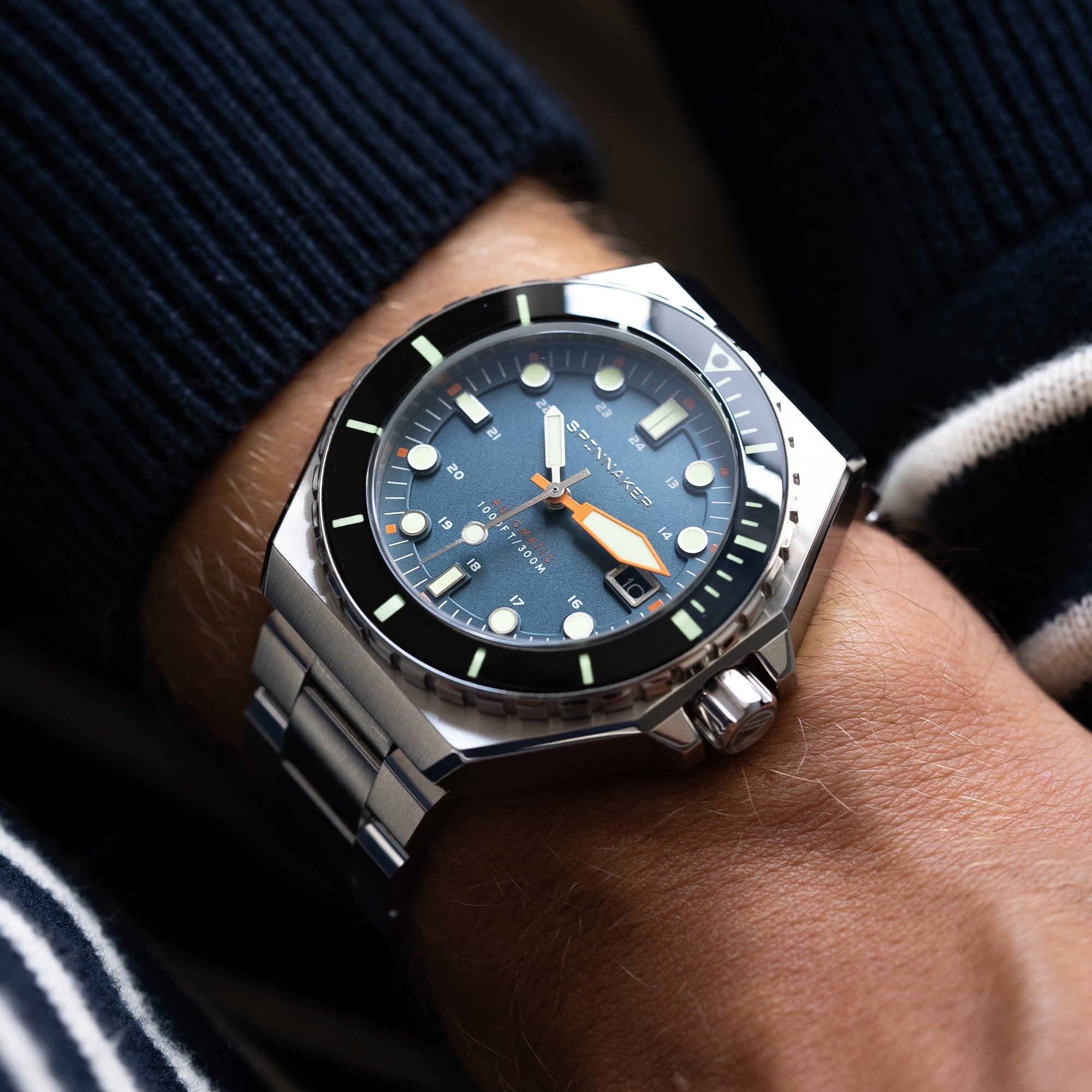 SPINNAKER Spinnaker Dumas Men's Japanese Automatic Blue Yonder Watch SP-5081-DD