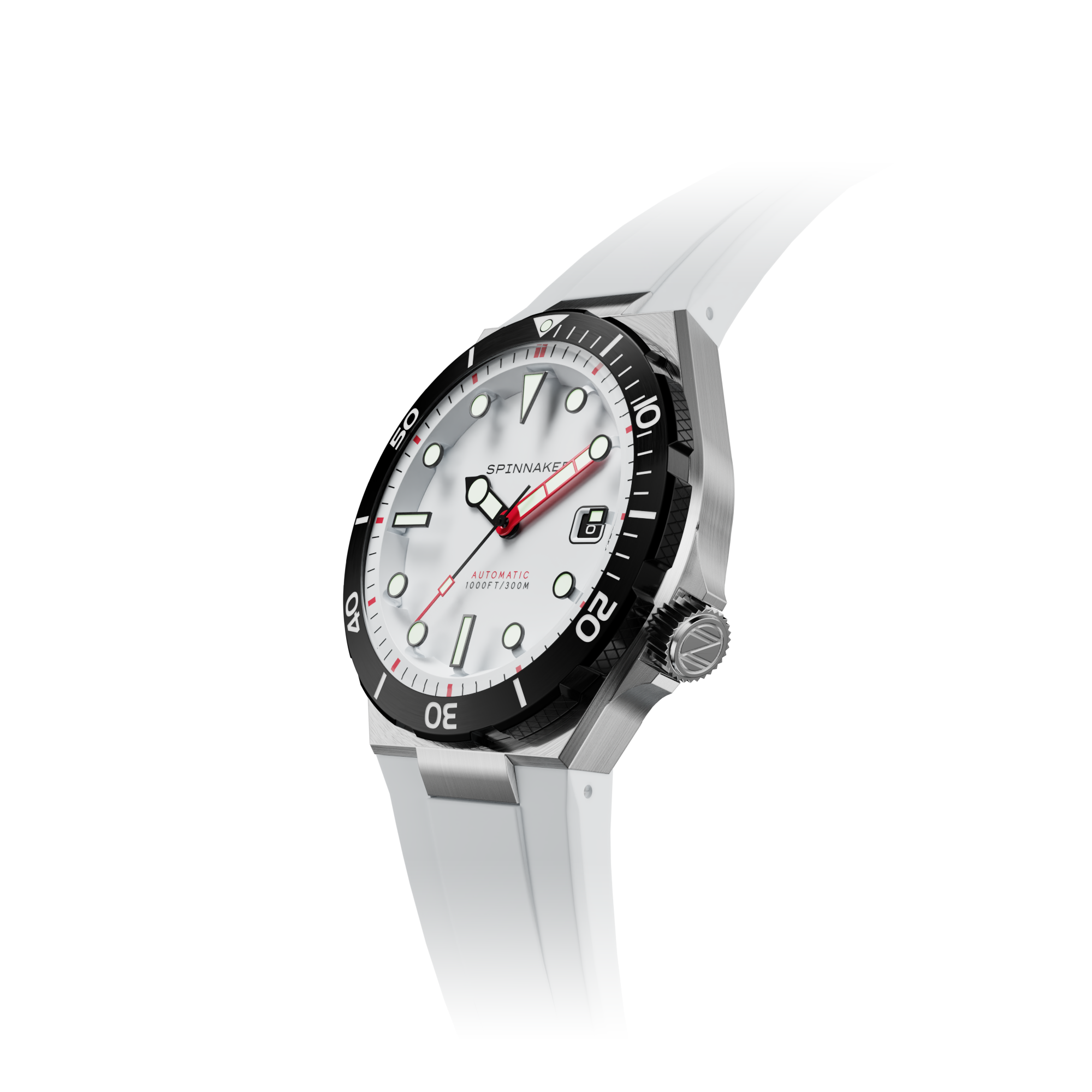 SPINNAKER Spinnaker Boettger Men's Automatic Limited Edition  Blizzard White Watch SP-5083-CC