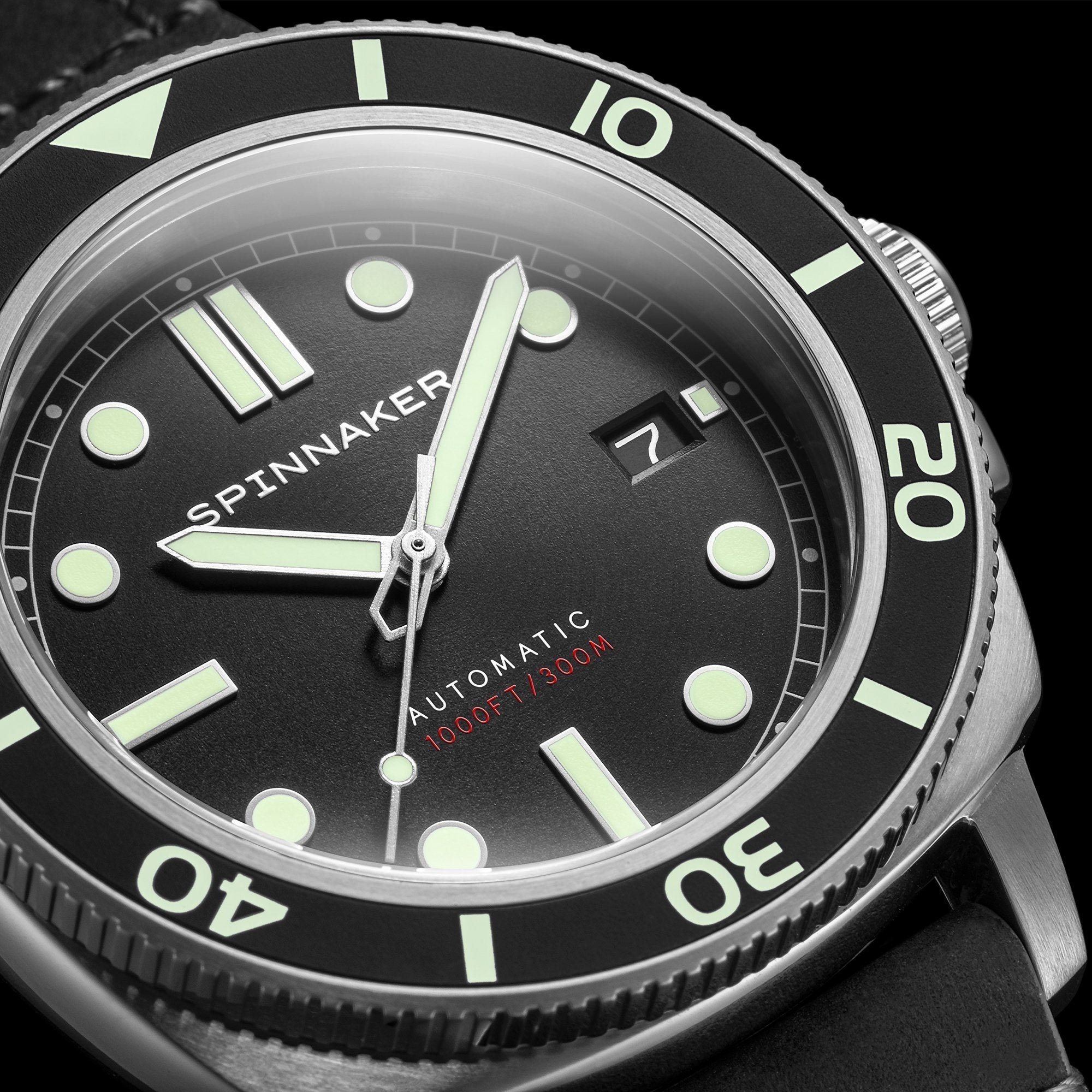 SPINNAKER Spinnaker Hull Diver Men's Automatic Tuxedo Black Watch SP-5088-01