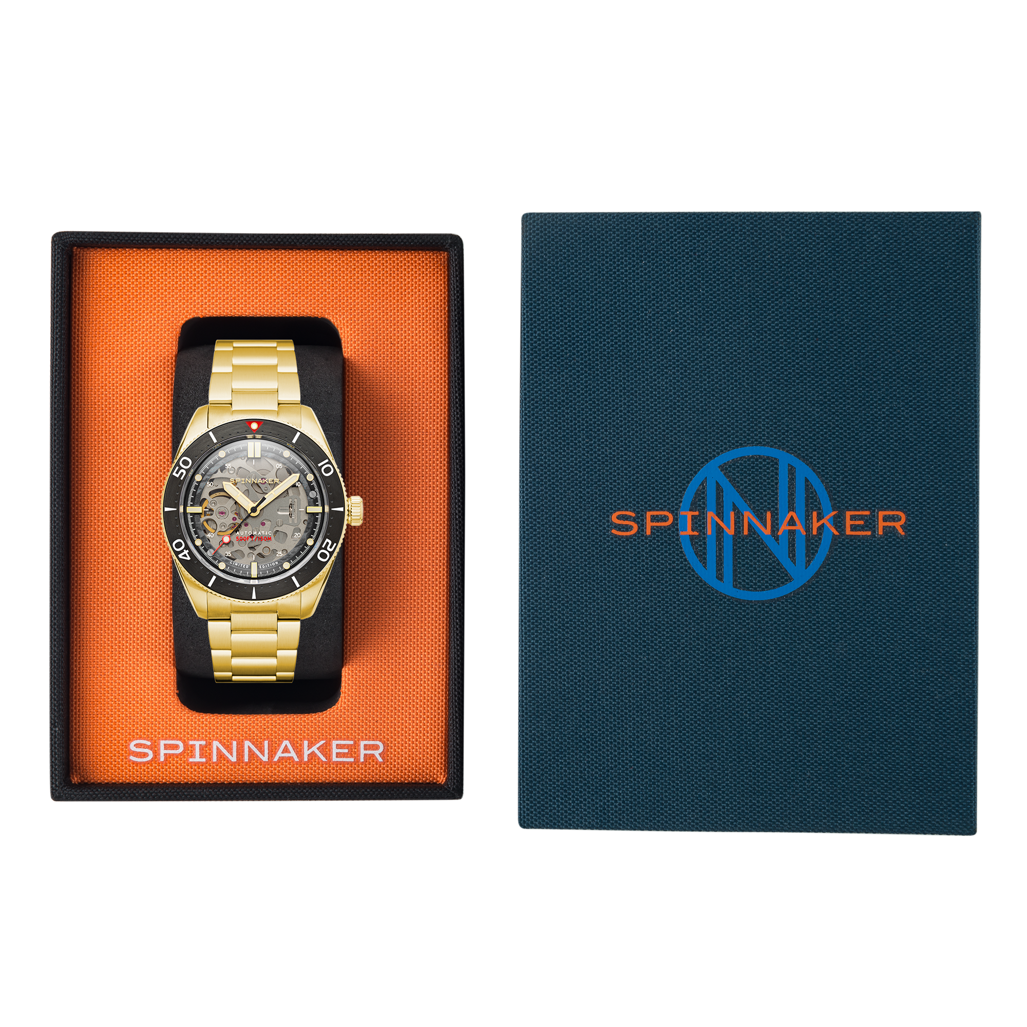 SPINNAKER Spinnaker Croft Mid Size Men's Automatic Limited Edition Medallion Black Watch SP-5095-44