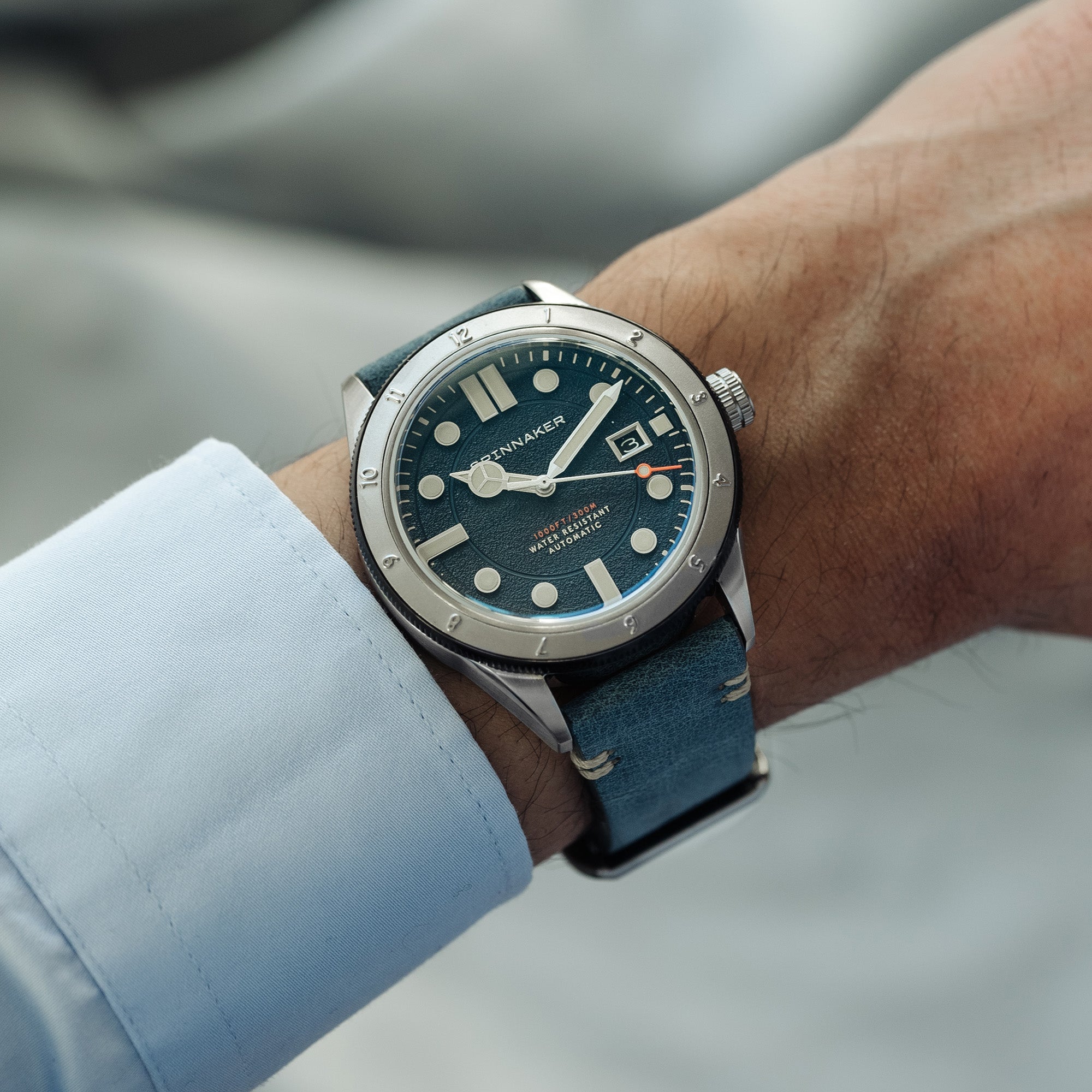 SPINNAKER Spinnaker Cahill 2021 Men's Japanese Automatic Cobalt Watch SP-5096-02