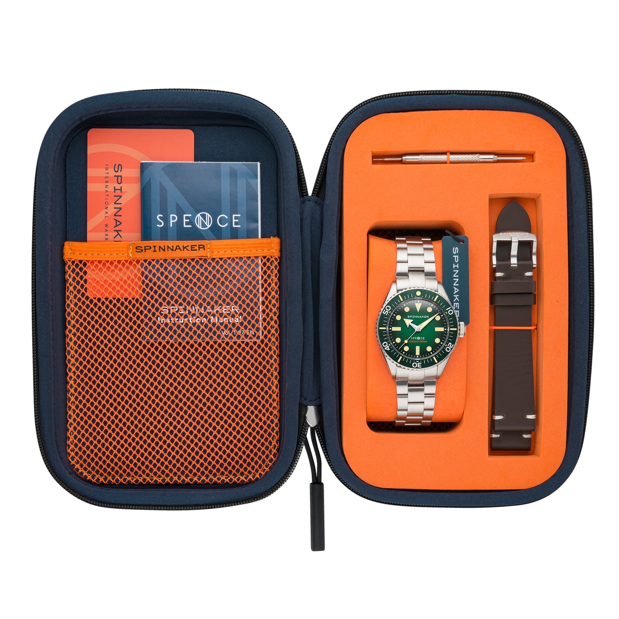 SPINNAKER Spinnaker Spence Sea Green Japanese Automatic Men's Watch SP-5097-44