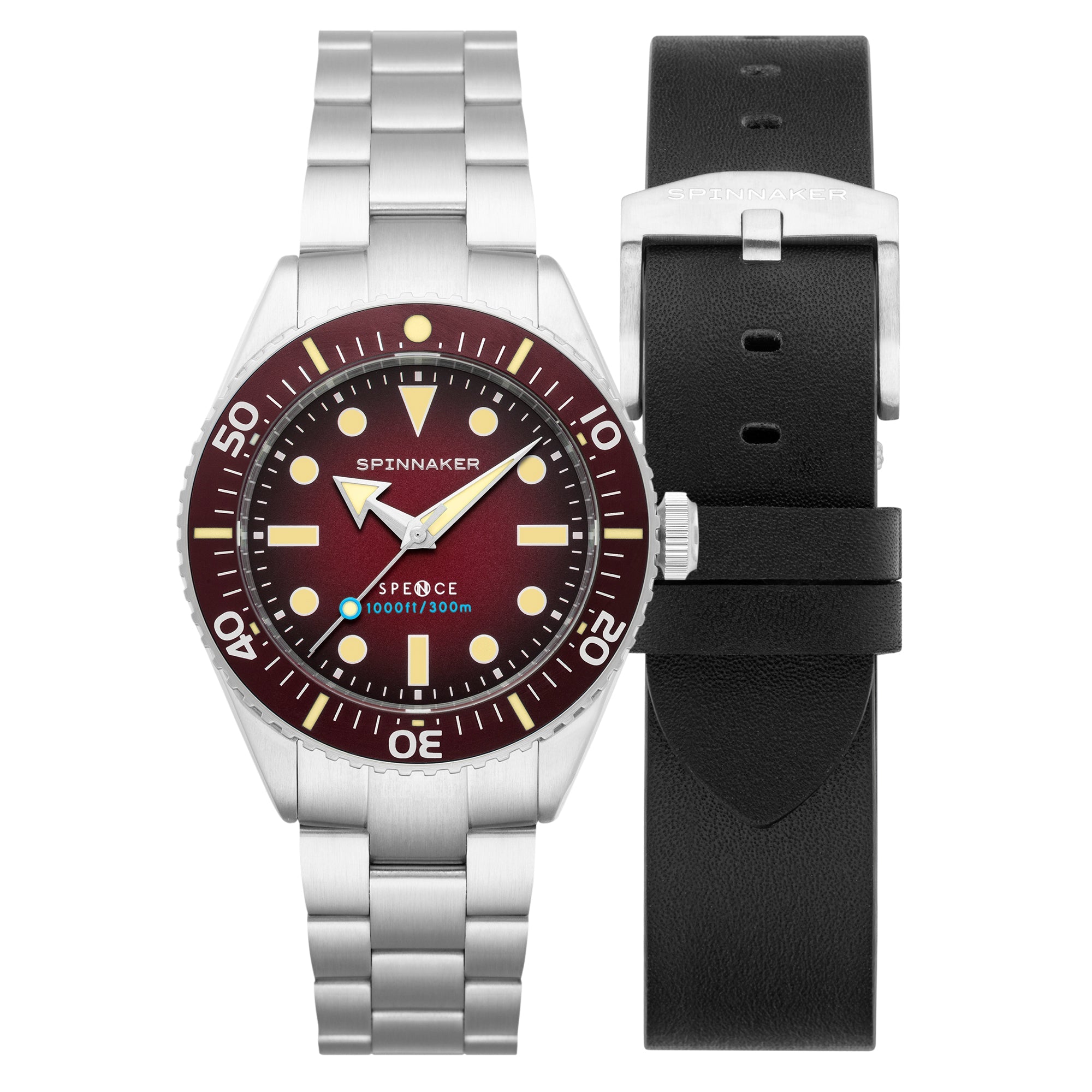 SPINNAKER Spinnaker Spence Men's Japanese Automatic Crimson Red Watch SP-5097-55