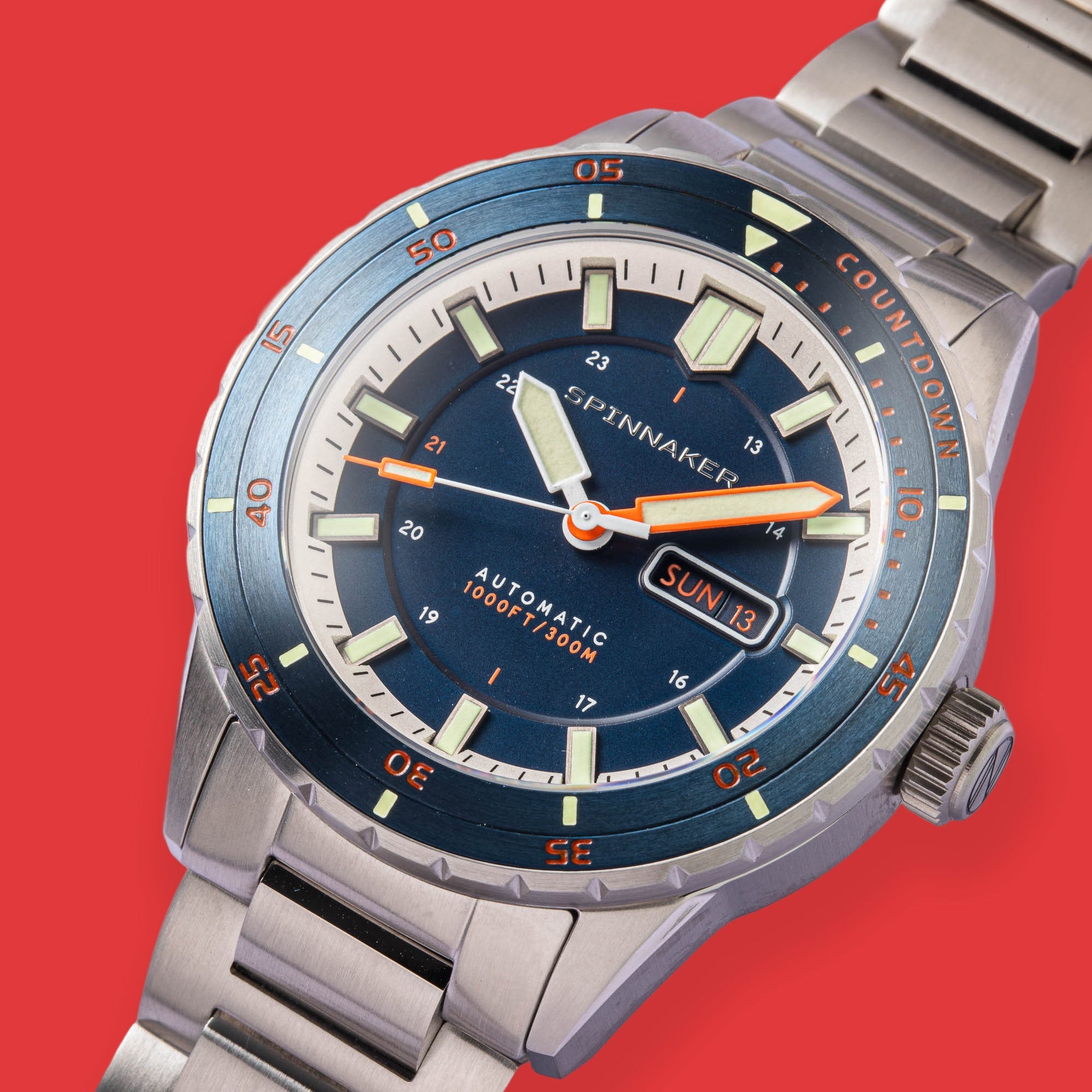 SPINNAKER Spinnaker Hass Men's Japanese Automatic Azure Blue Watch SP-5099-44