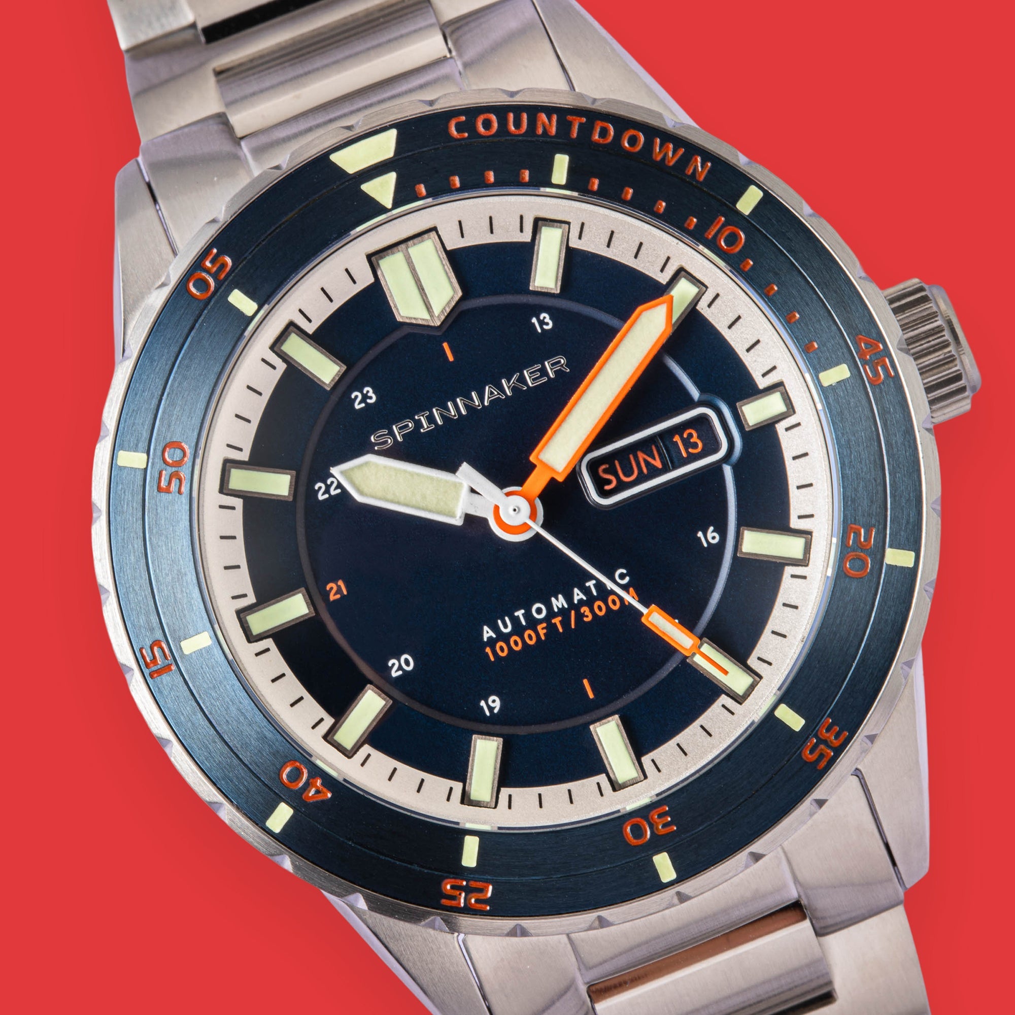 SPINNAKER Spinnaker Hass Men's Japanese Automatic Azure Blue Watch SP-5099-44